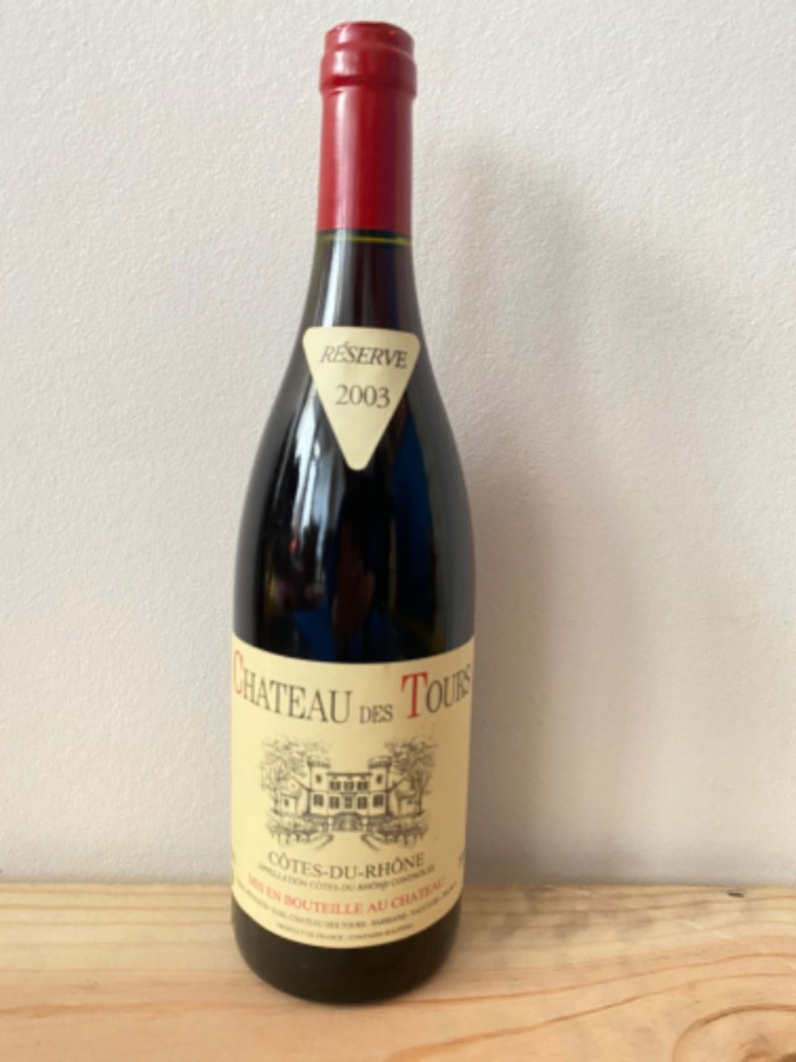 Côtes-du-Rhône, Château des Tours, 2003