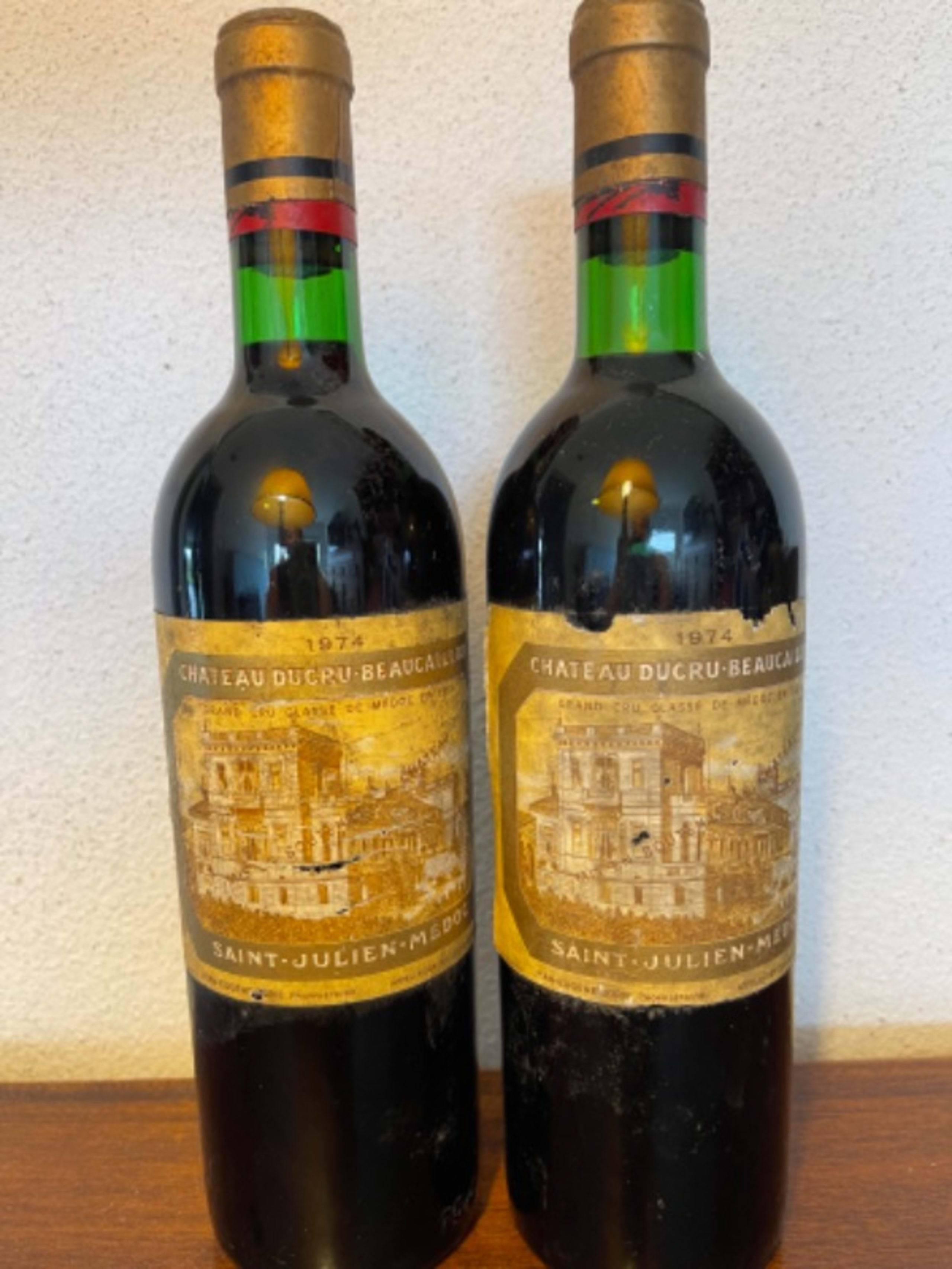 2 x Château Ducru Beaucaillou, Saint-Julien, 1974