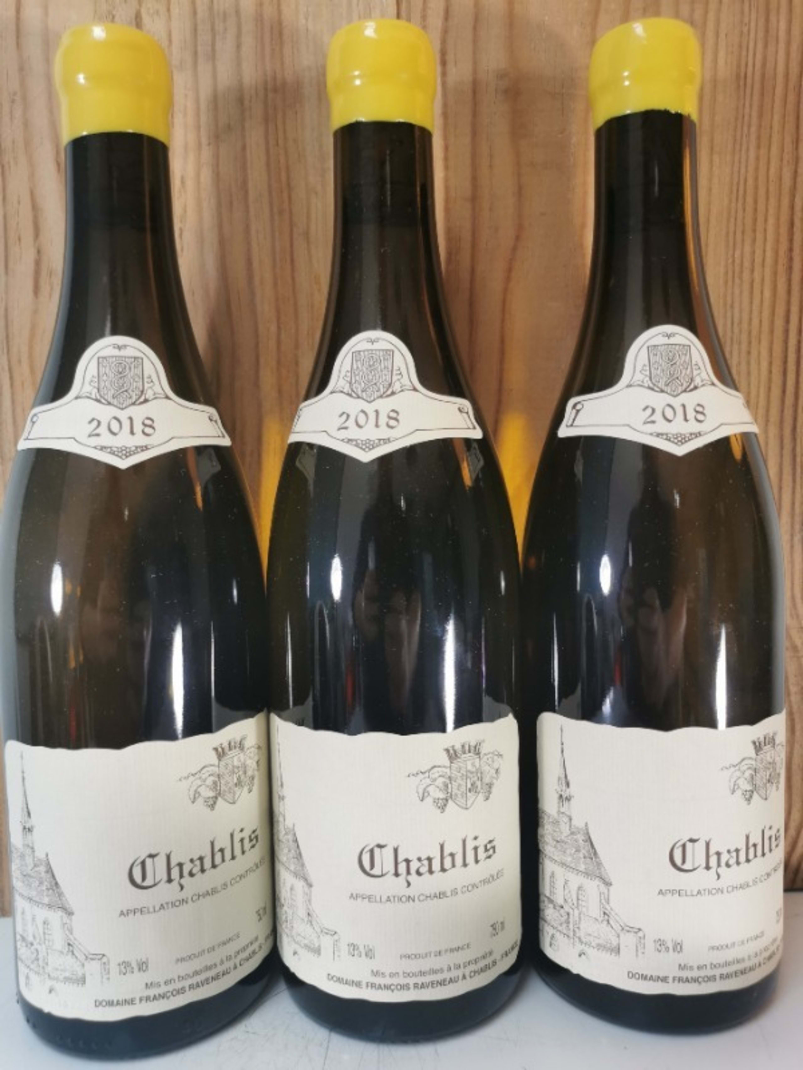 3 x Chablis, Domaine François Raveneau, 2018