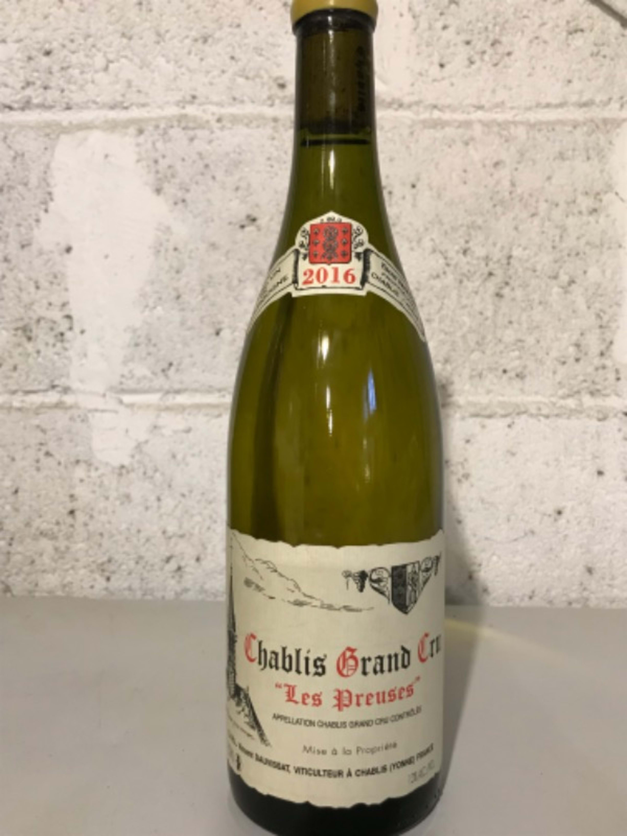 Chablis Grand Cru, les Preuses, Vincent Dauvissat, 2016