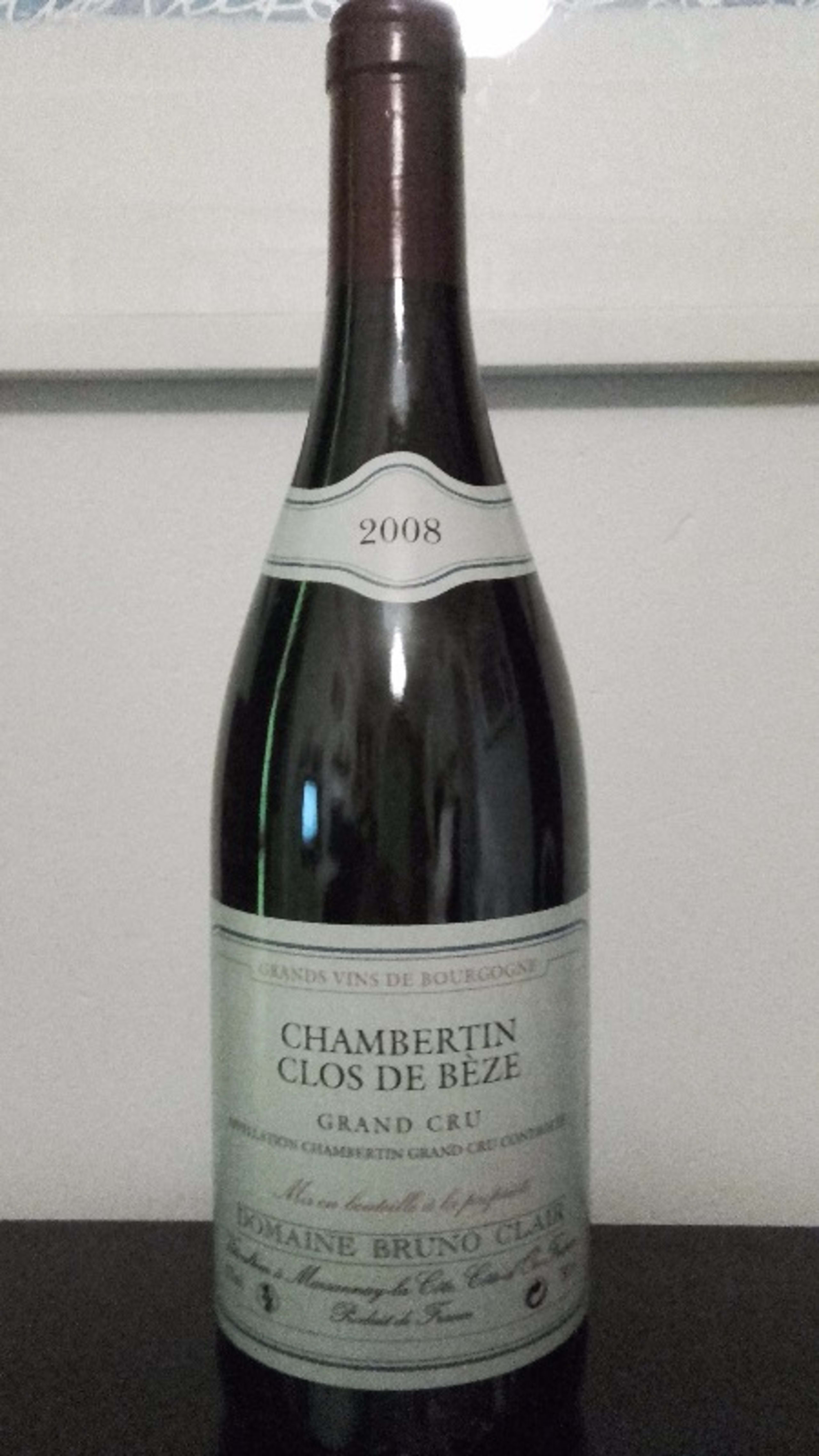 Chambertin-Clos de Bèze, Domaine Bruno Clair, 2008