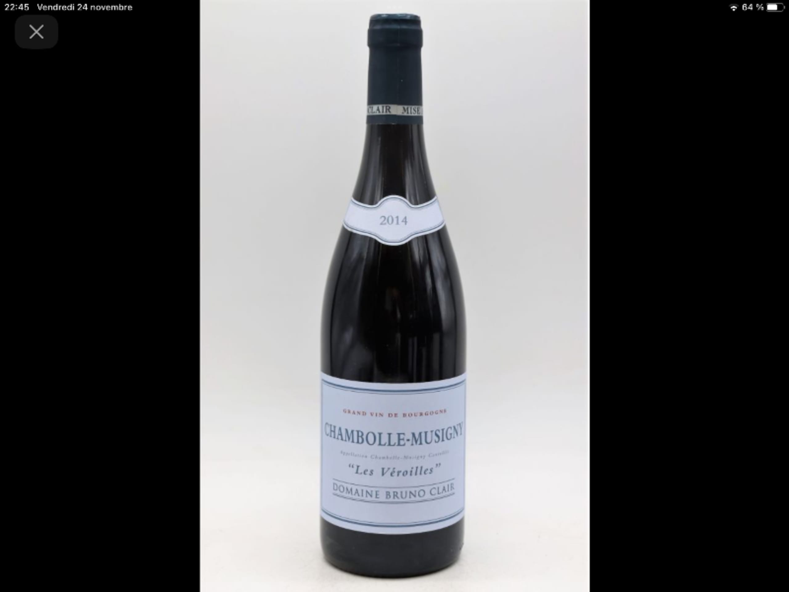 Chambolle-Musigny, Les Véroilles, Bruno Clair, 2014