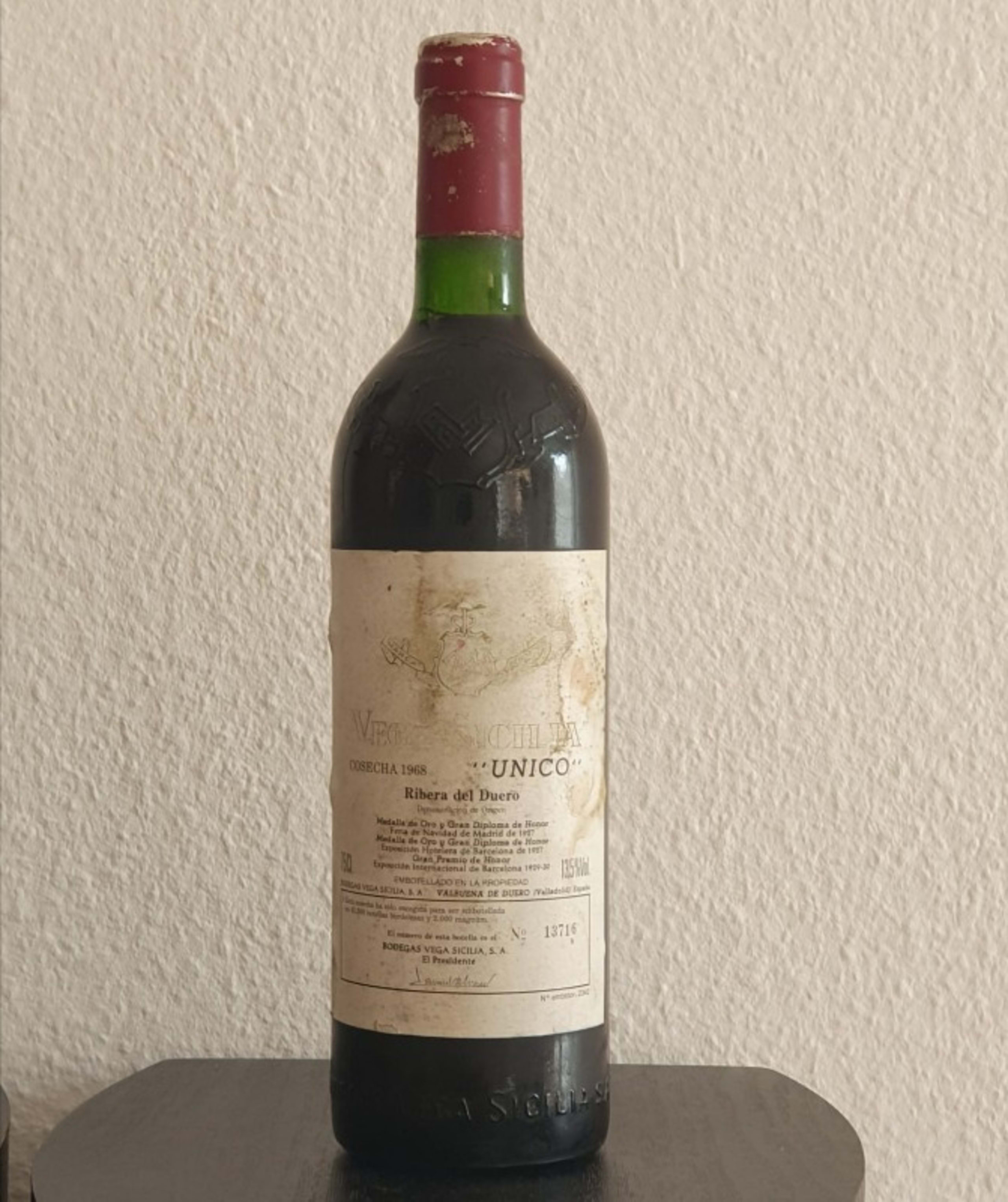 UNICO - GRAN RESERVA, Vega Sicilia, Ribera del Duero, 1968