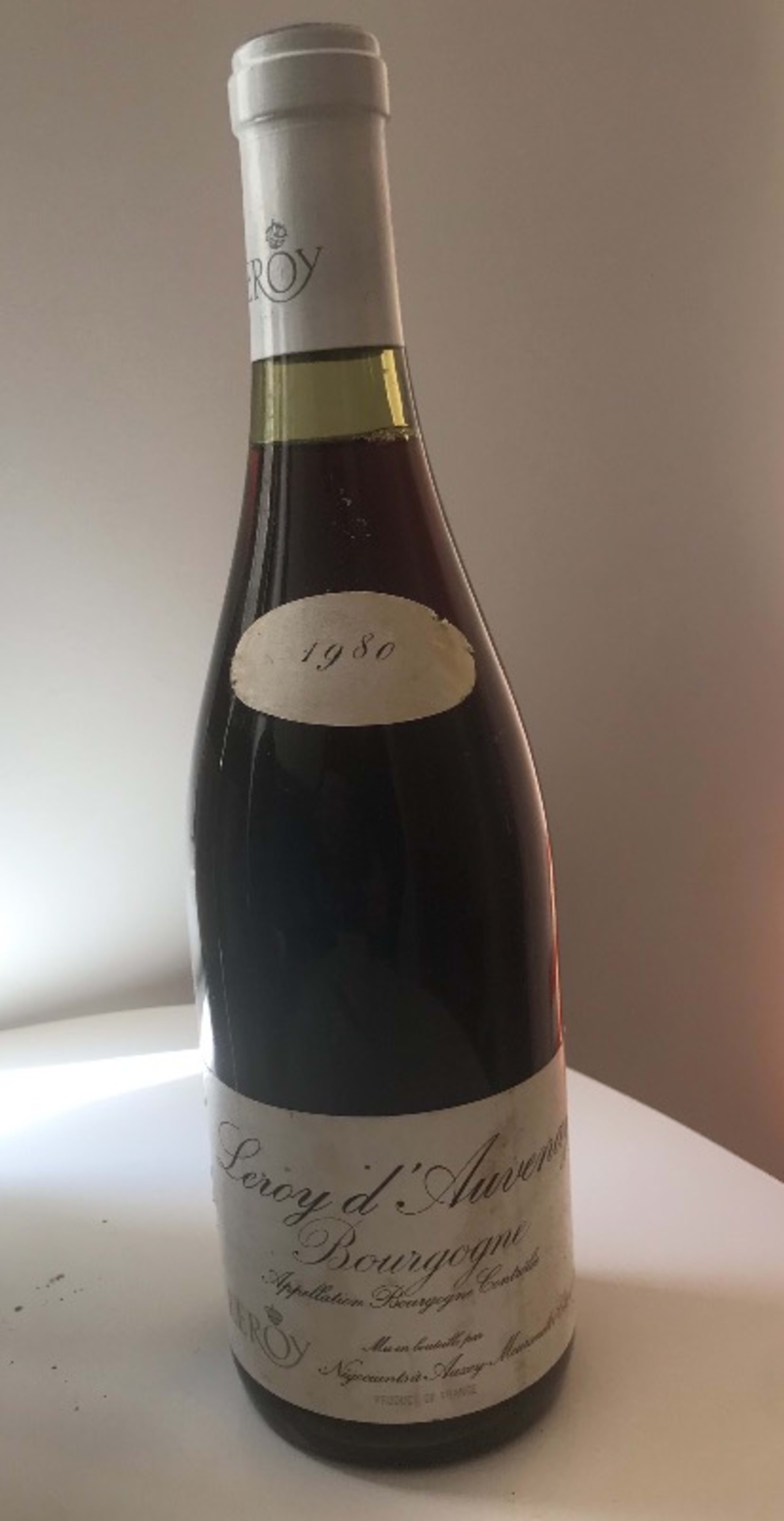 Bourgogne, LEROY D’AUVENAY, LEROY, 1980