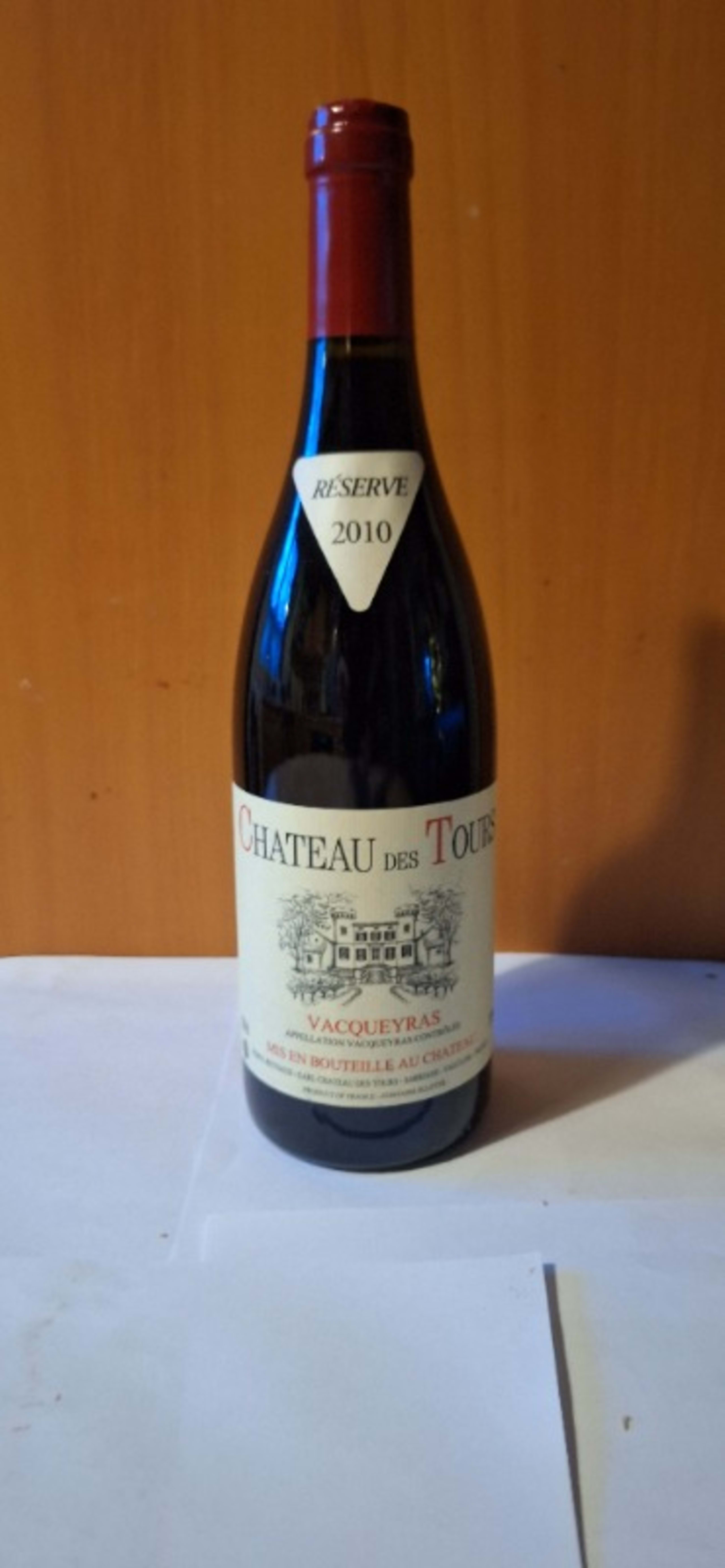 Vacqueyras, Château des Tours, 2010