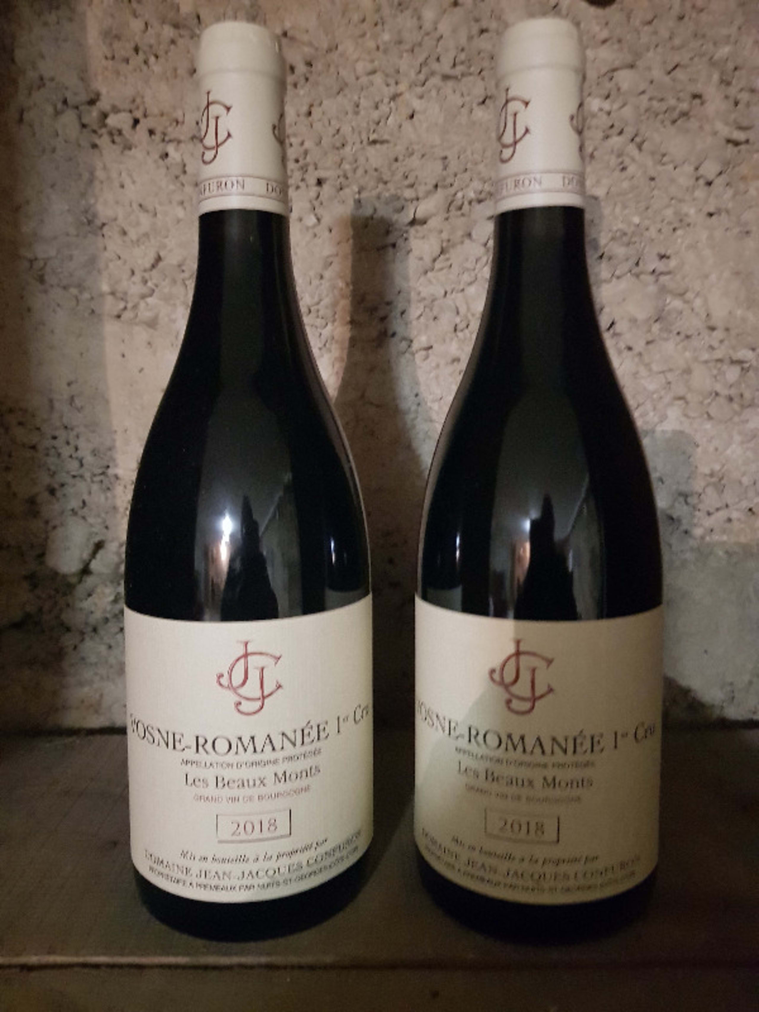 2 x Vosne-Romanée, 1er cru Les Beaux Monts, Jean-Jacques Confuron, 2018
