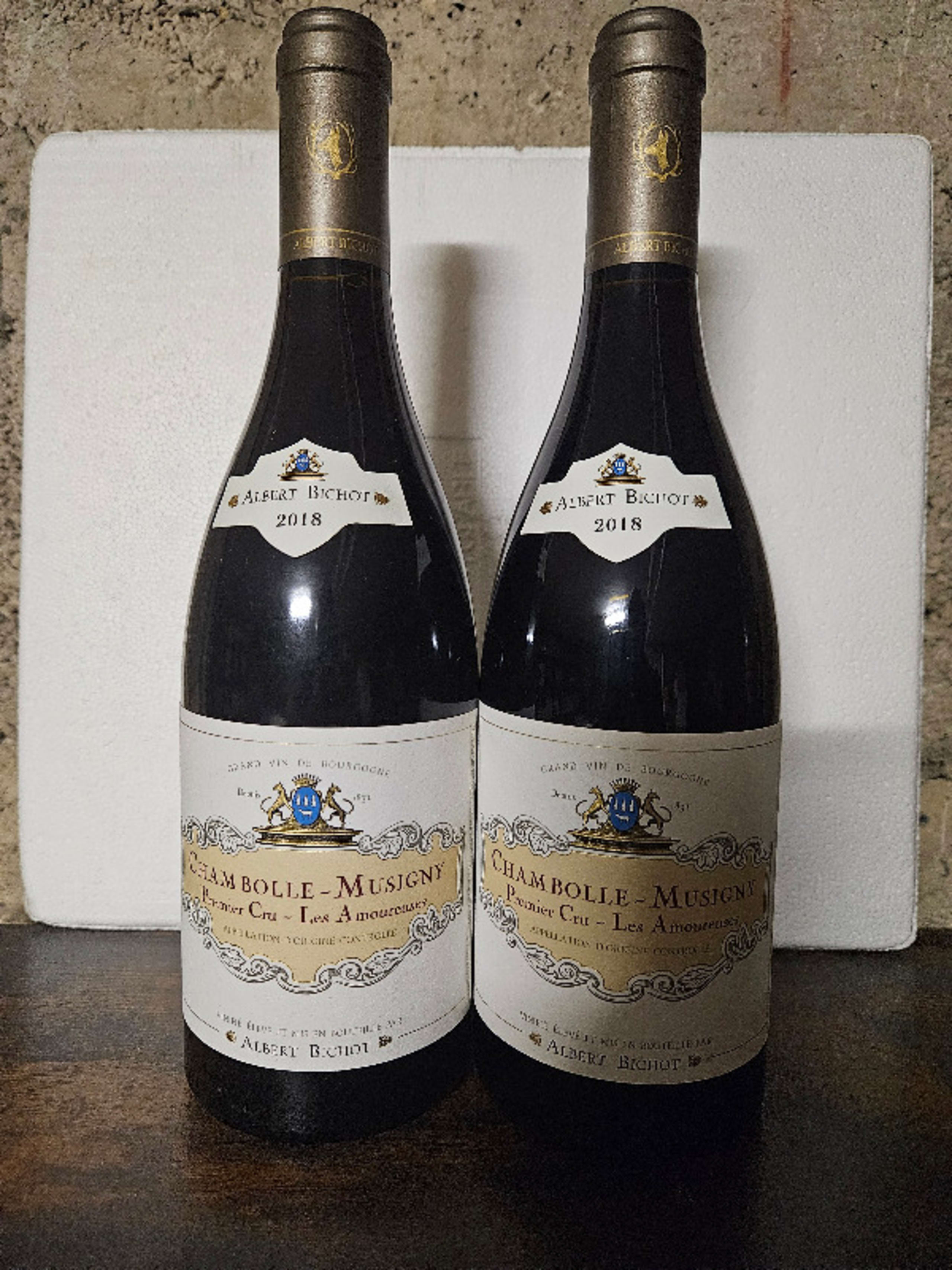 2 x Chambolle-Musigny, 1er cru Amoureuses, Albert Bichot, 2018
