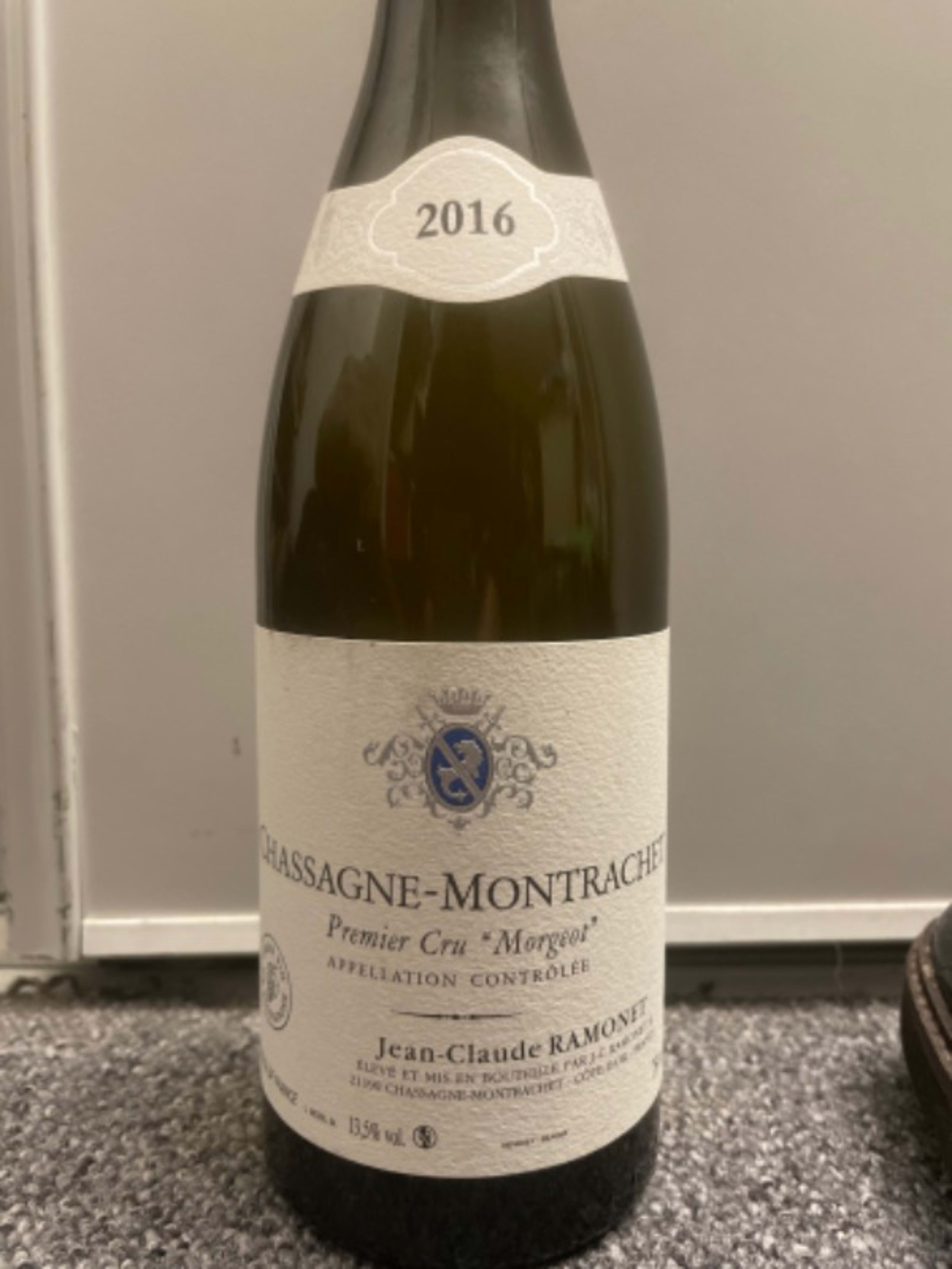Chassagne-Montrachet, Premier cru “Morgeot”, Domaine Jean Claude Ramonet, 2016