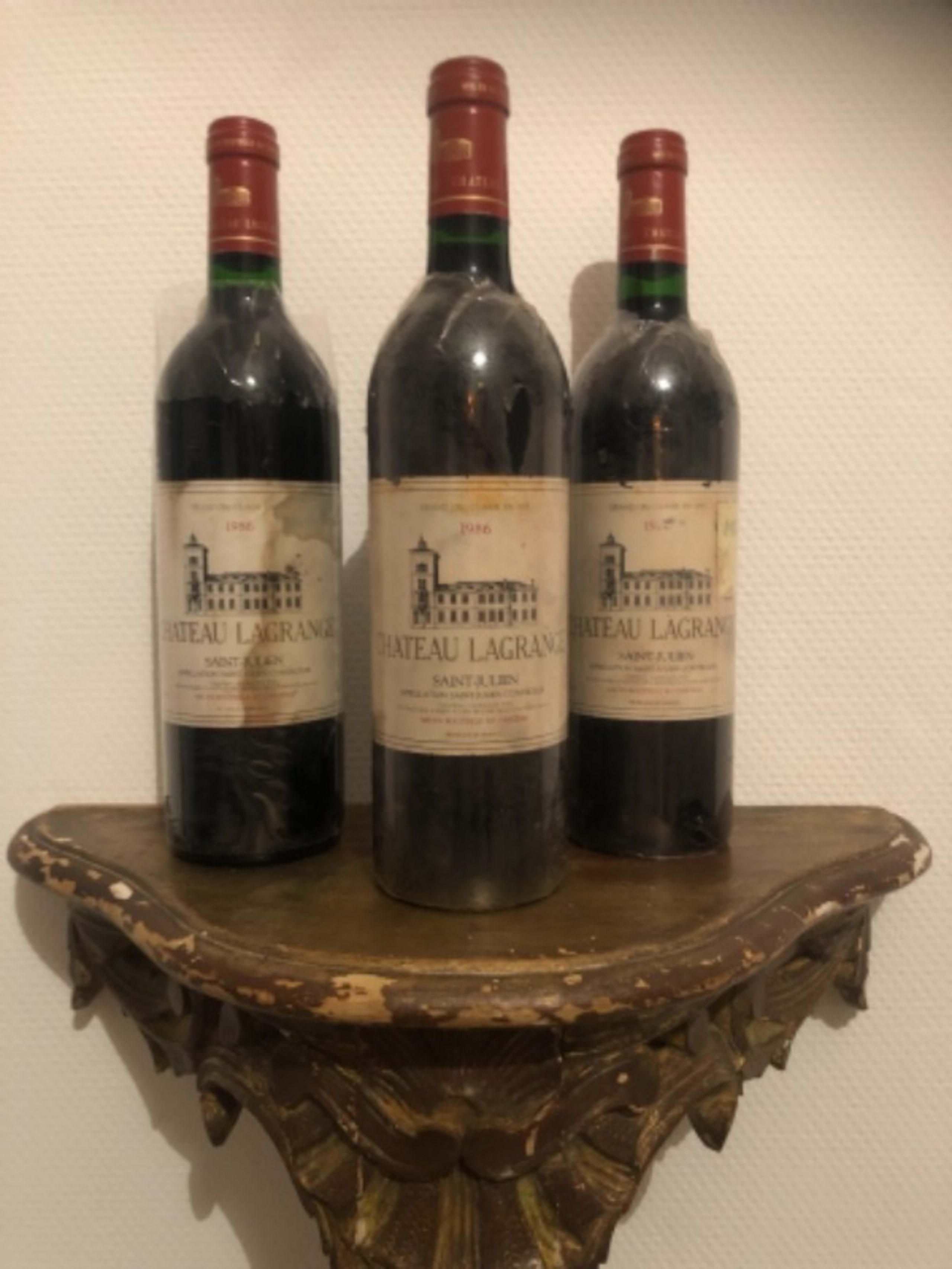 3 x Grand Cru Classé, Château Lagrange, Saint-Julien, 1986