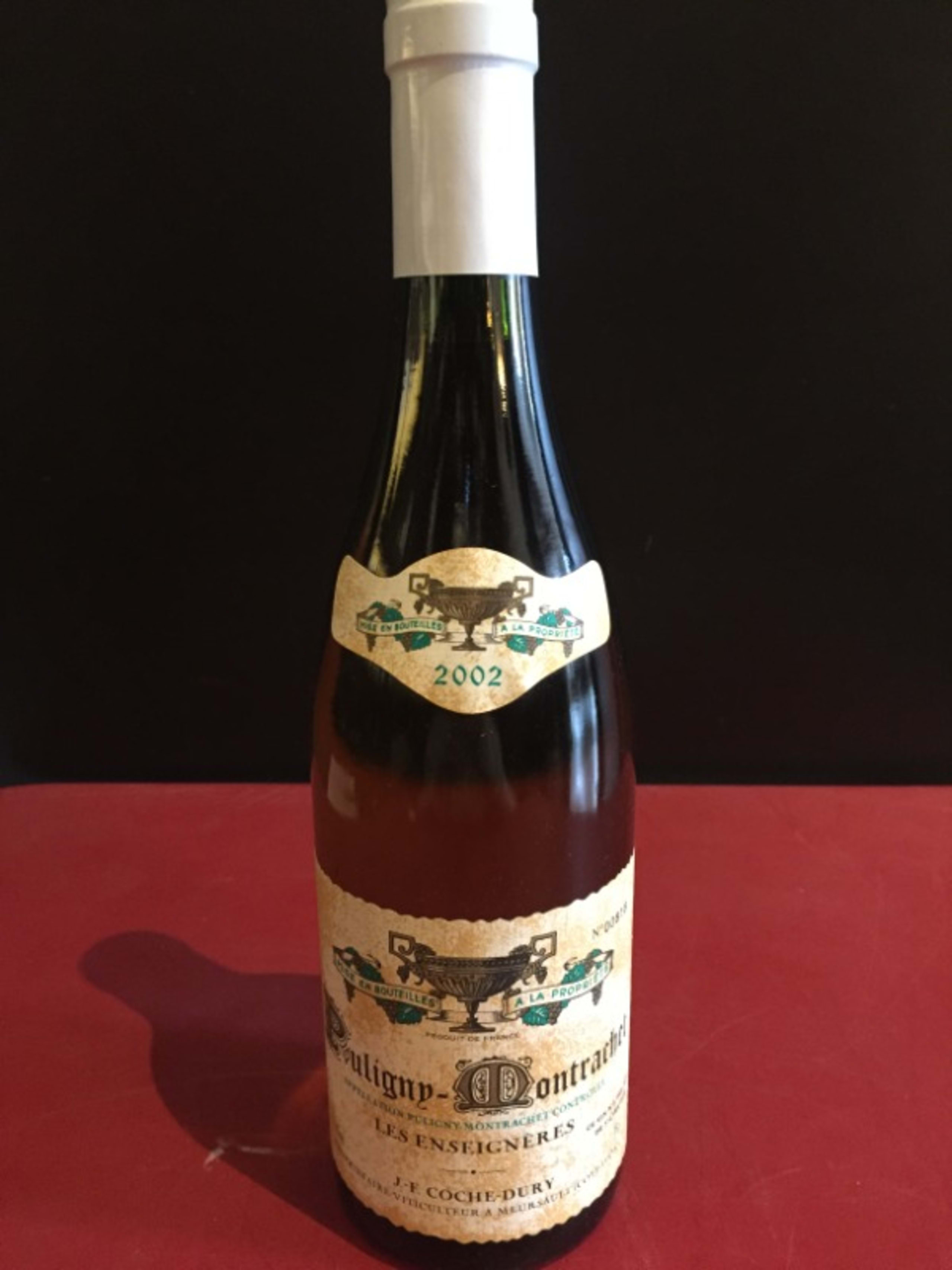 Puligny-Montrachet, Les Enseignères, J. - F. Coche-Dury, 2002 (recover. VAT récup.)