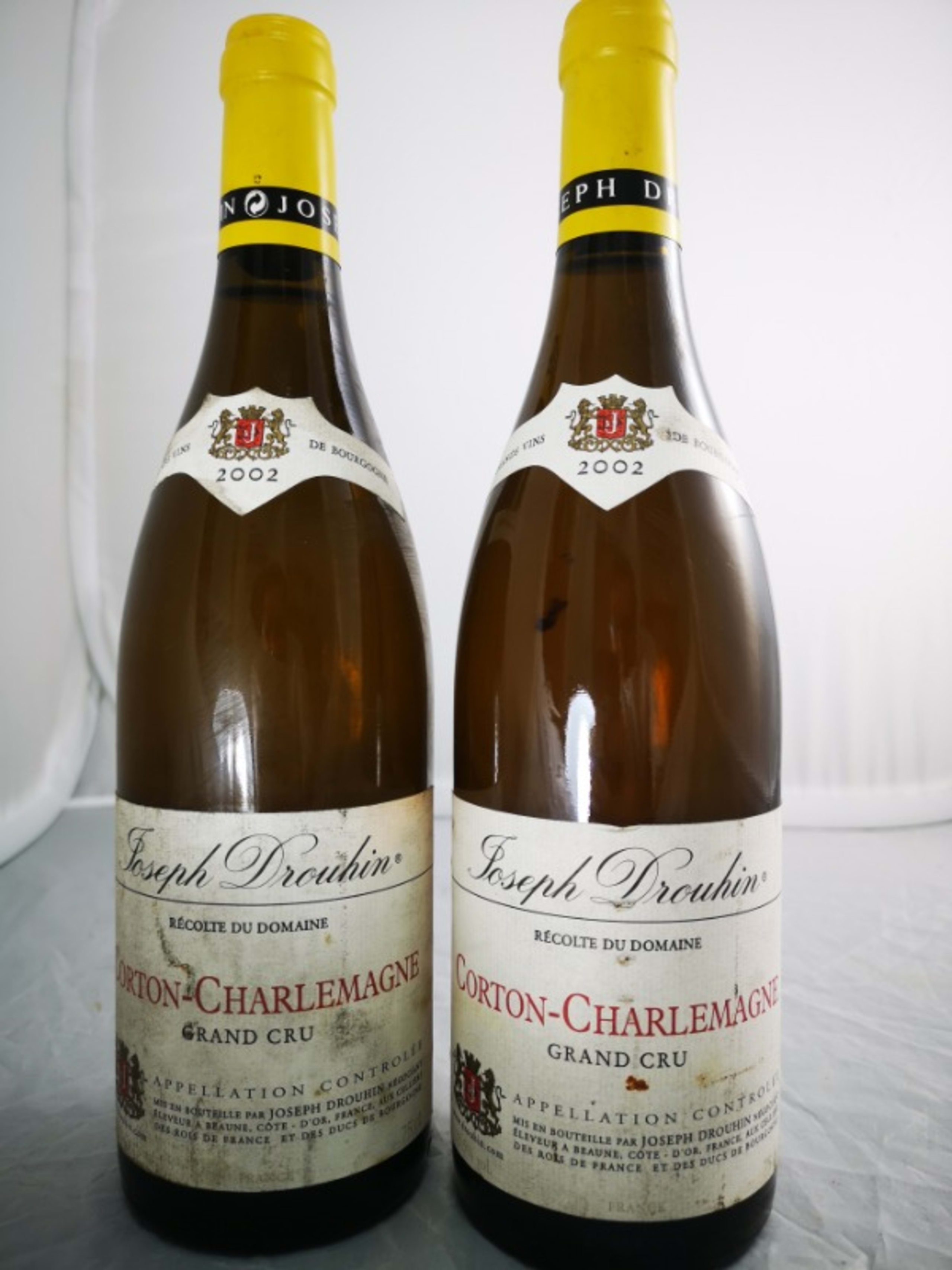 2 x Corton-Charlemagne, Grand Cru, Joseph Drouhin, 2002