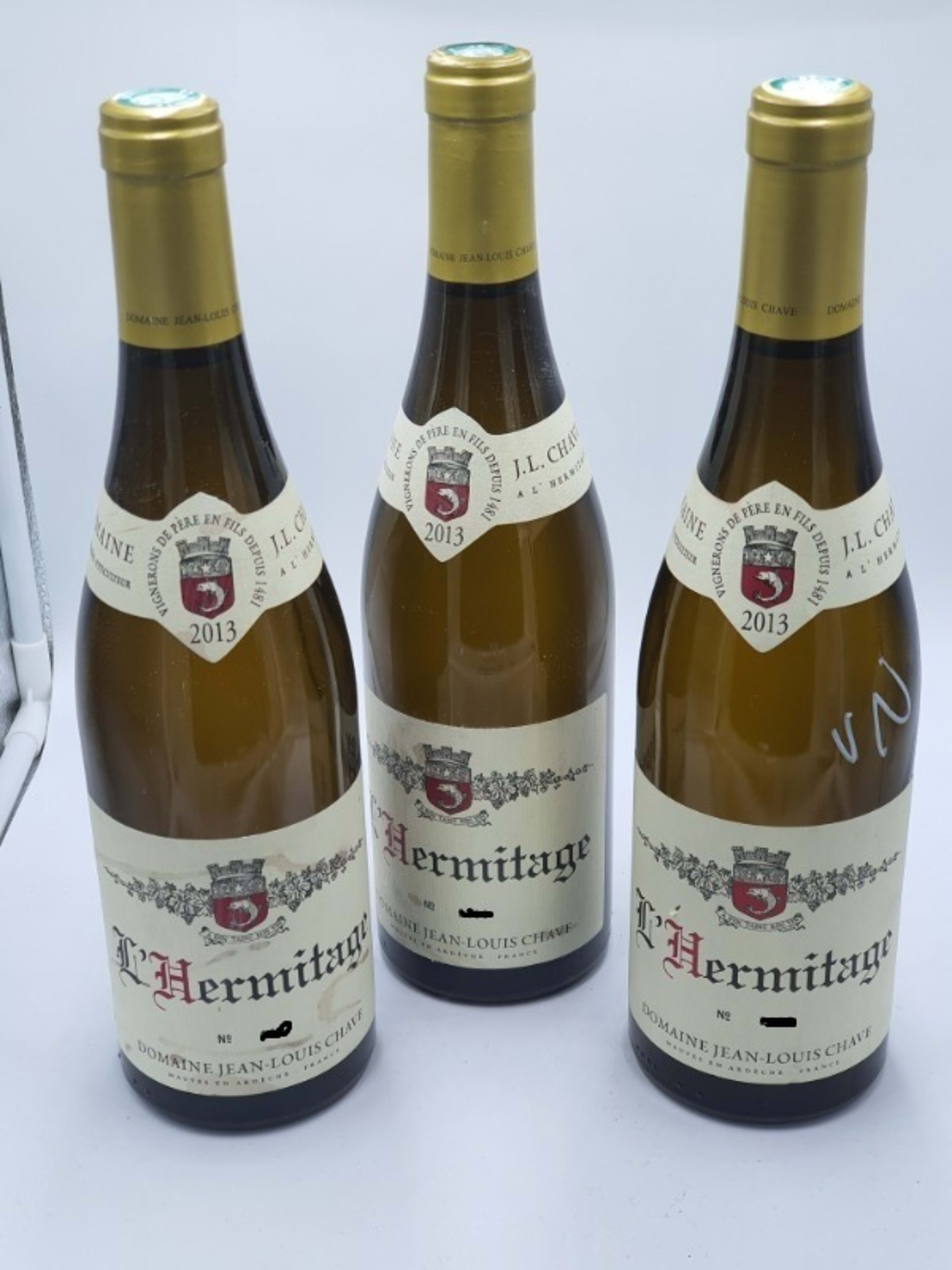 3 x Hermitage, Jean Louis Chave (Bc/Wh), 2013
