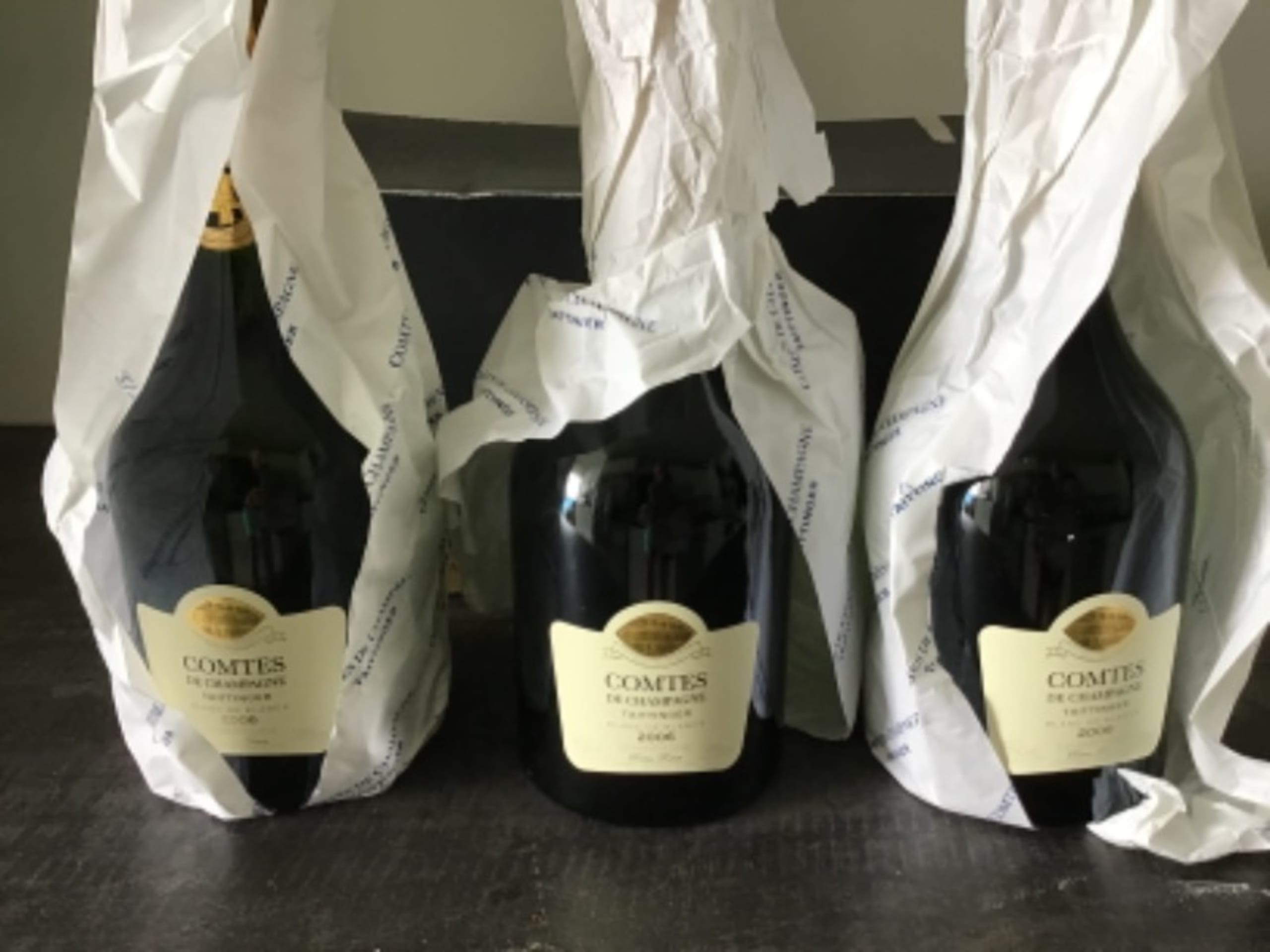 3 x Comtes de Champagne, Taittinger, Champagne, 2006