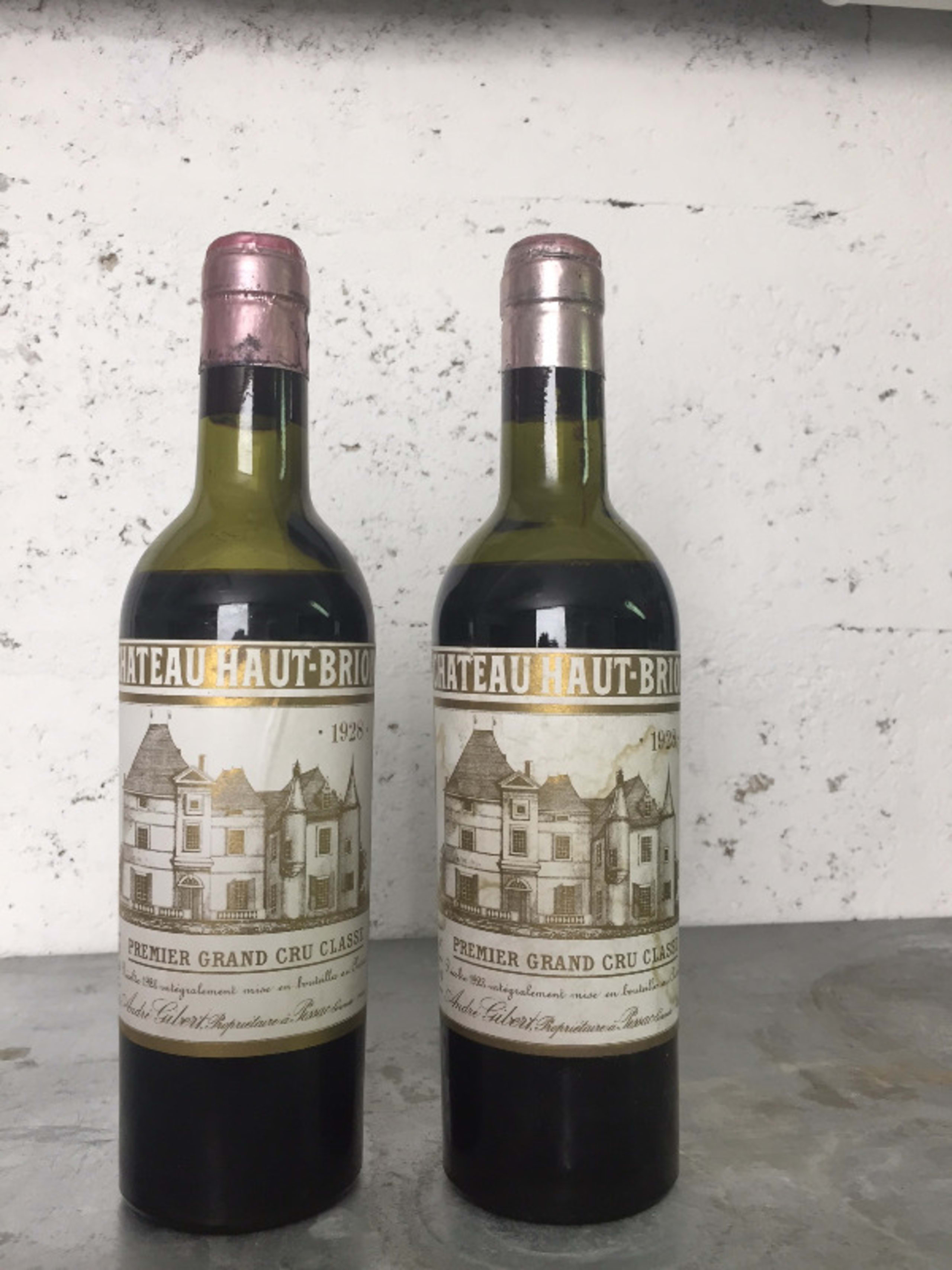 2 x Château Haut-Brion, Pessac-Léognan, 1928 (37.5cl)