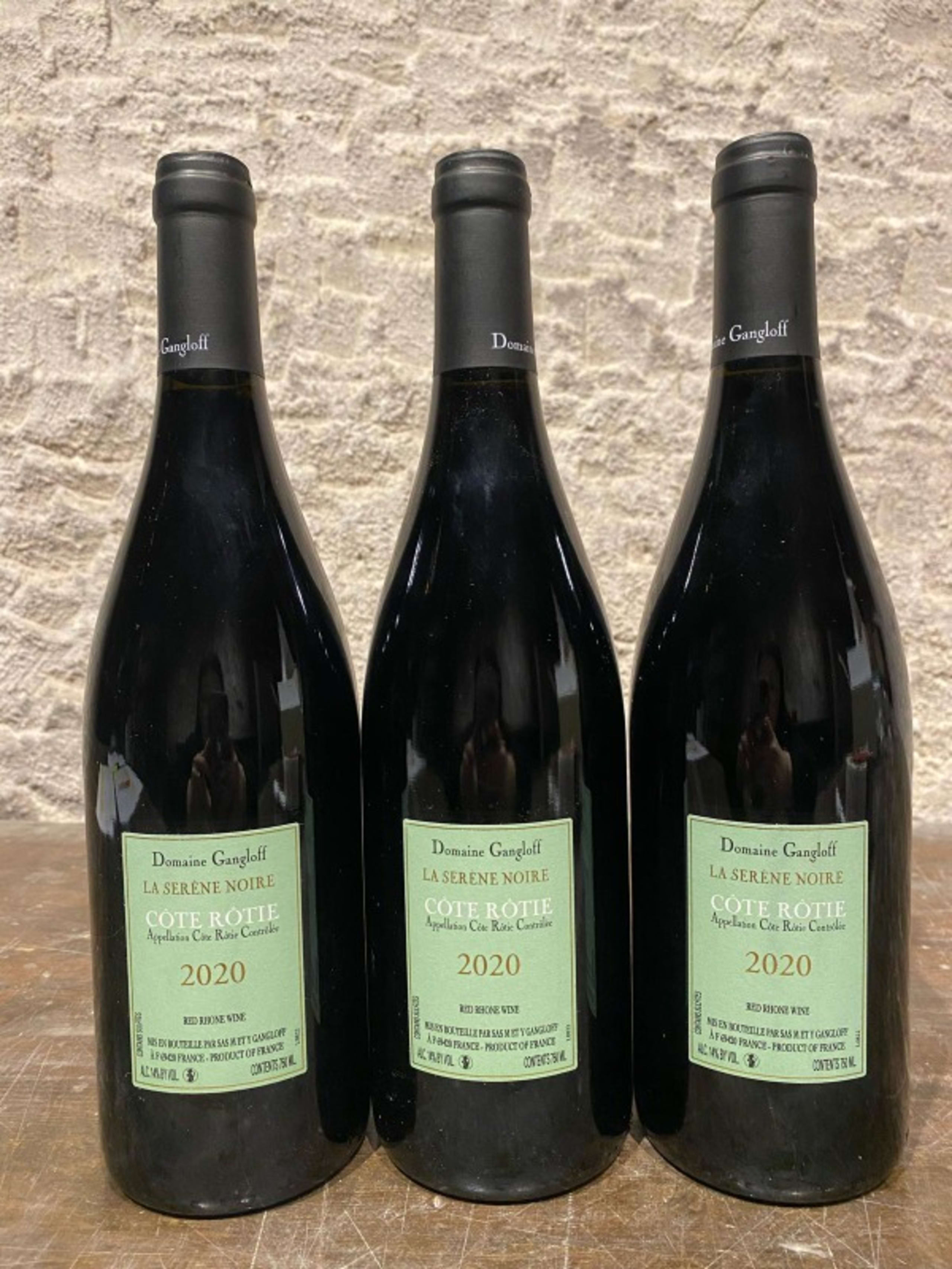 3 x Côte-Rôtie, Sereine Noire, Domaine Gangloff, 2020