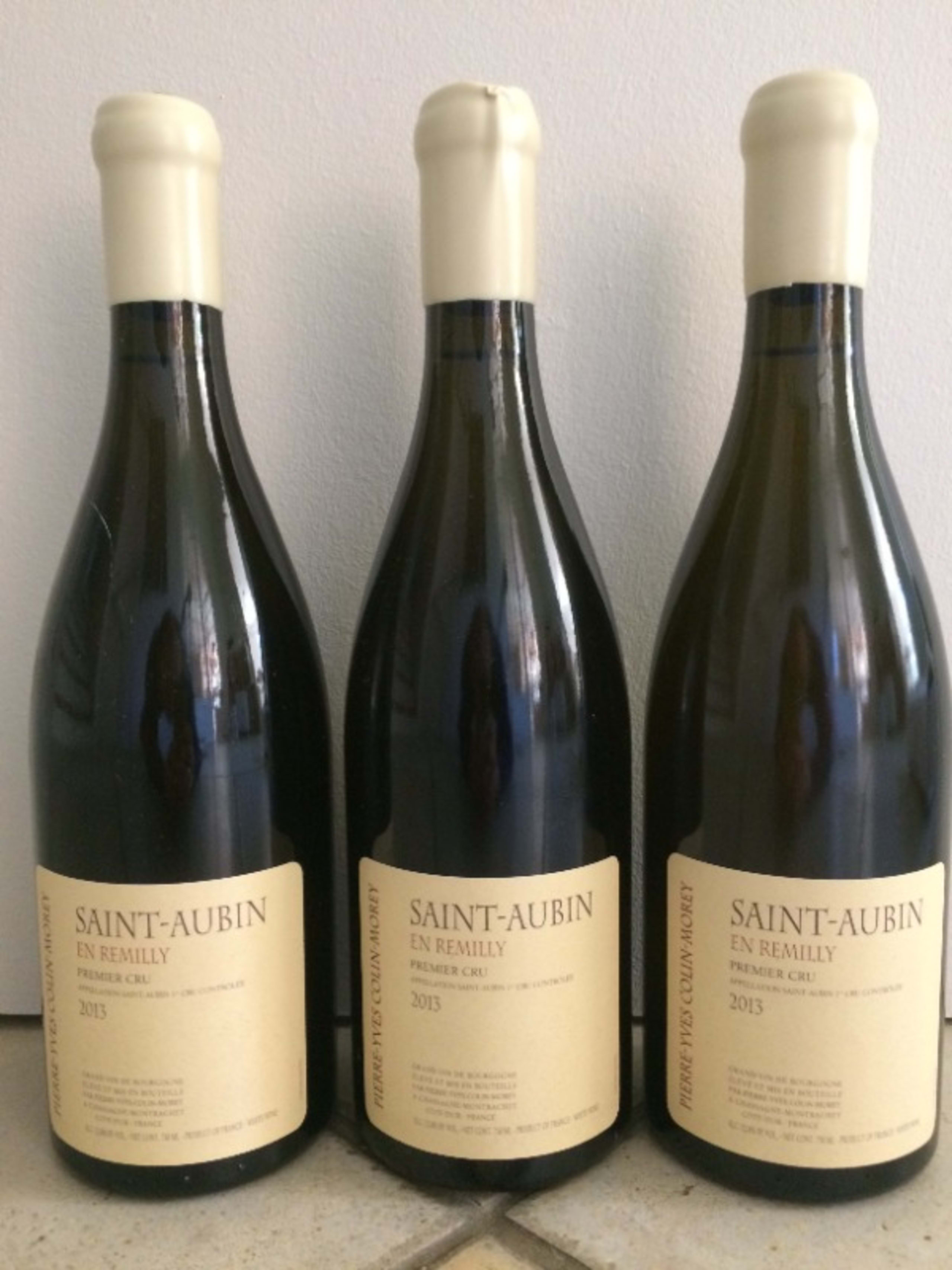 3 x Saint-Aubin, 1er cru En Rémilly, Pierre-Yves Colin-Morey, 2013
