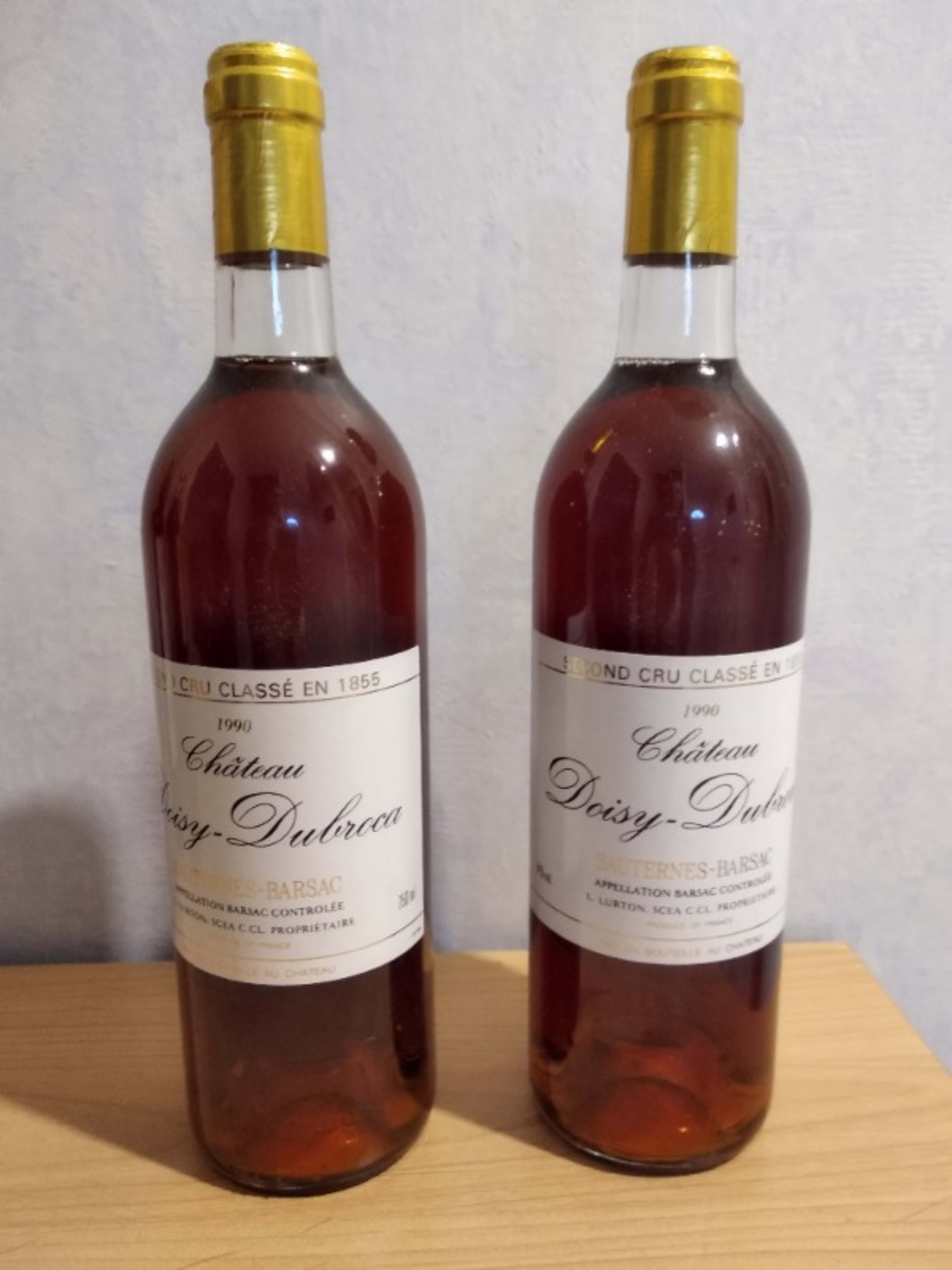 2 x Château Doisy-Dubroca, Barsac, 1990