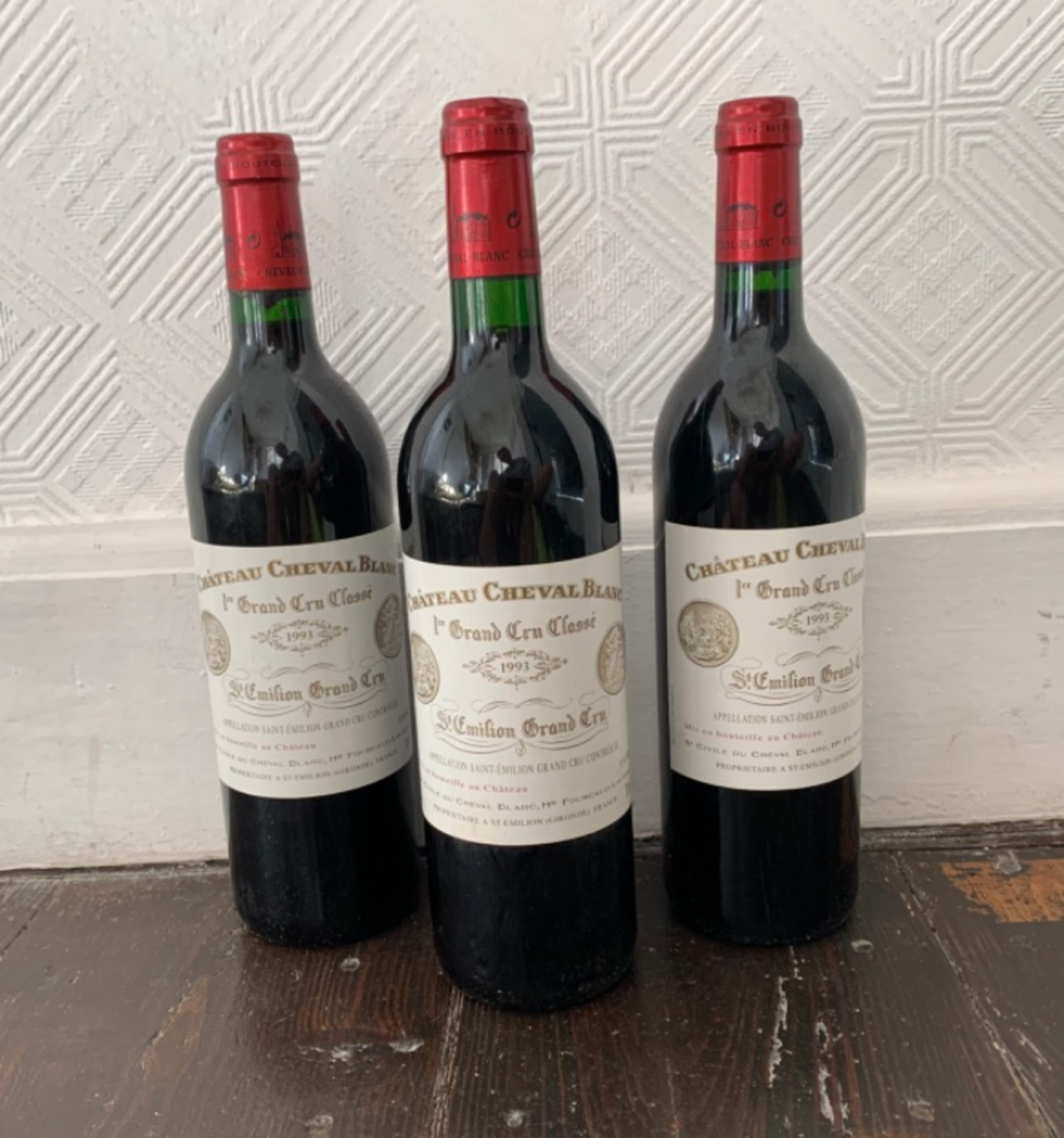 3 x Château Cheval Blanc, Saint-Émilion Grand Cru, 1993