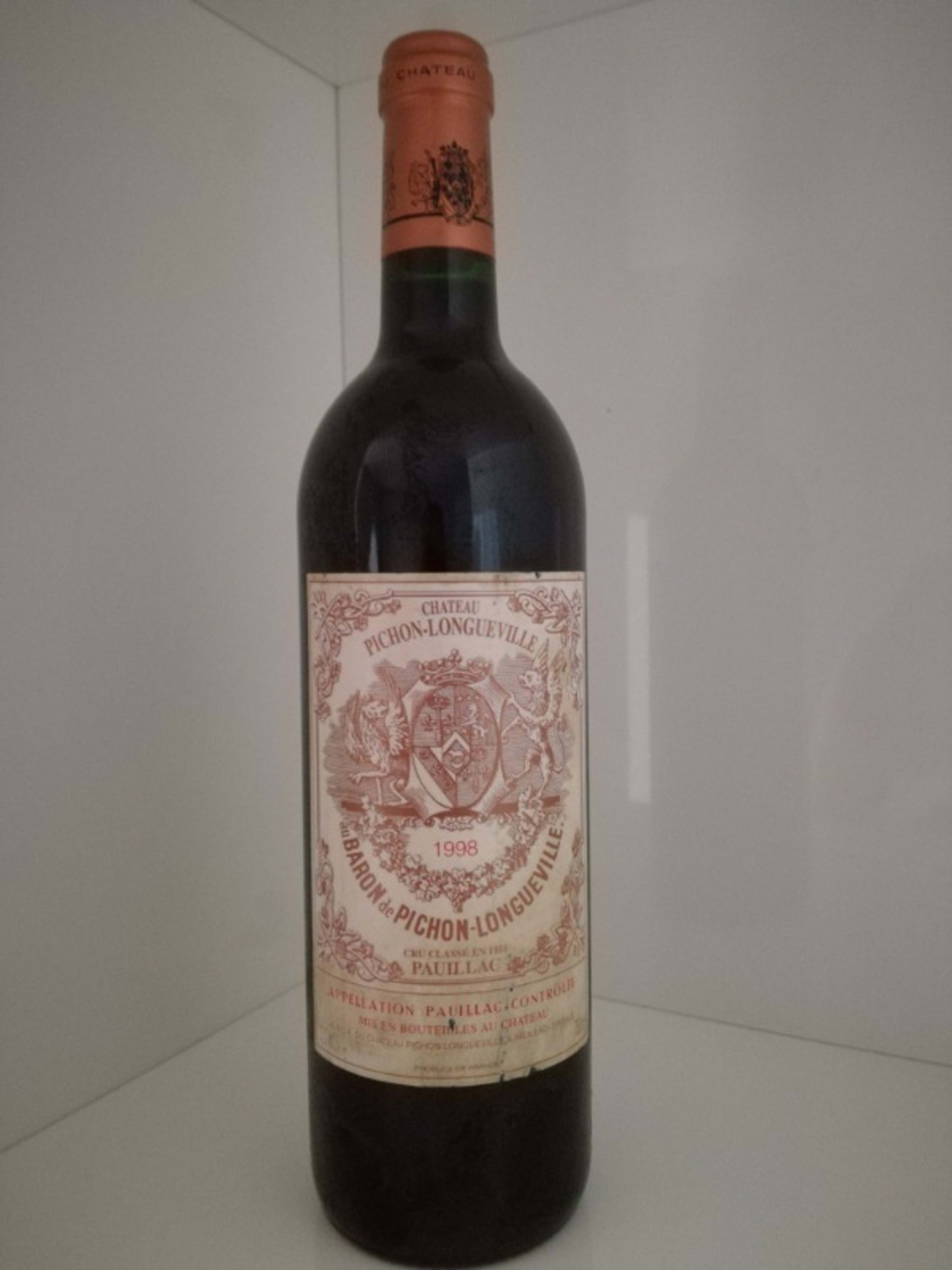 Baron Pichon de Longueville, Château Pichon de Longueville, Pauillac, 1998