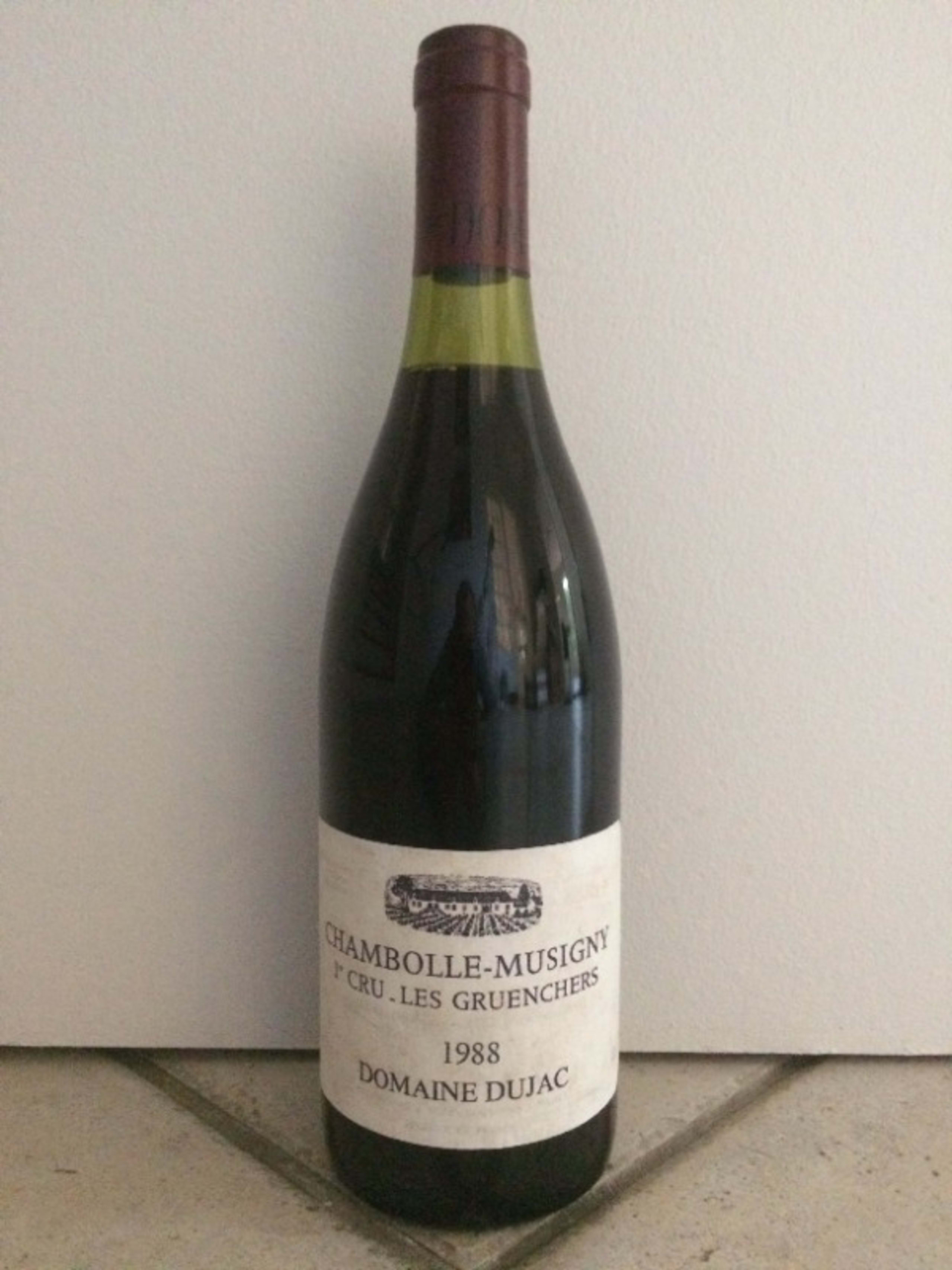 Chambolle-Musigny, 1er cru Les Gruenchers, Dujac, 1988