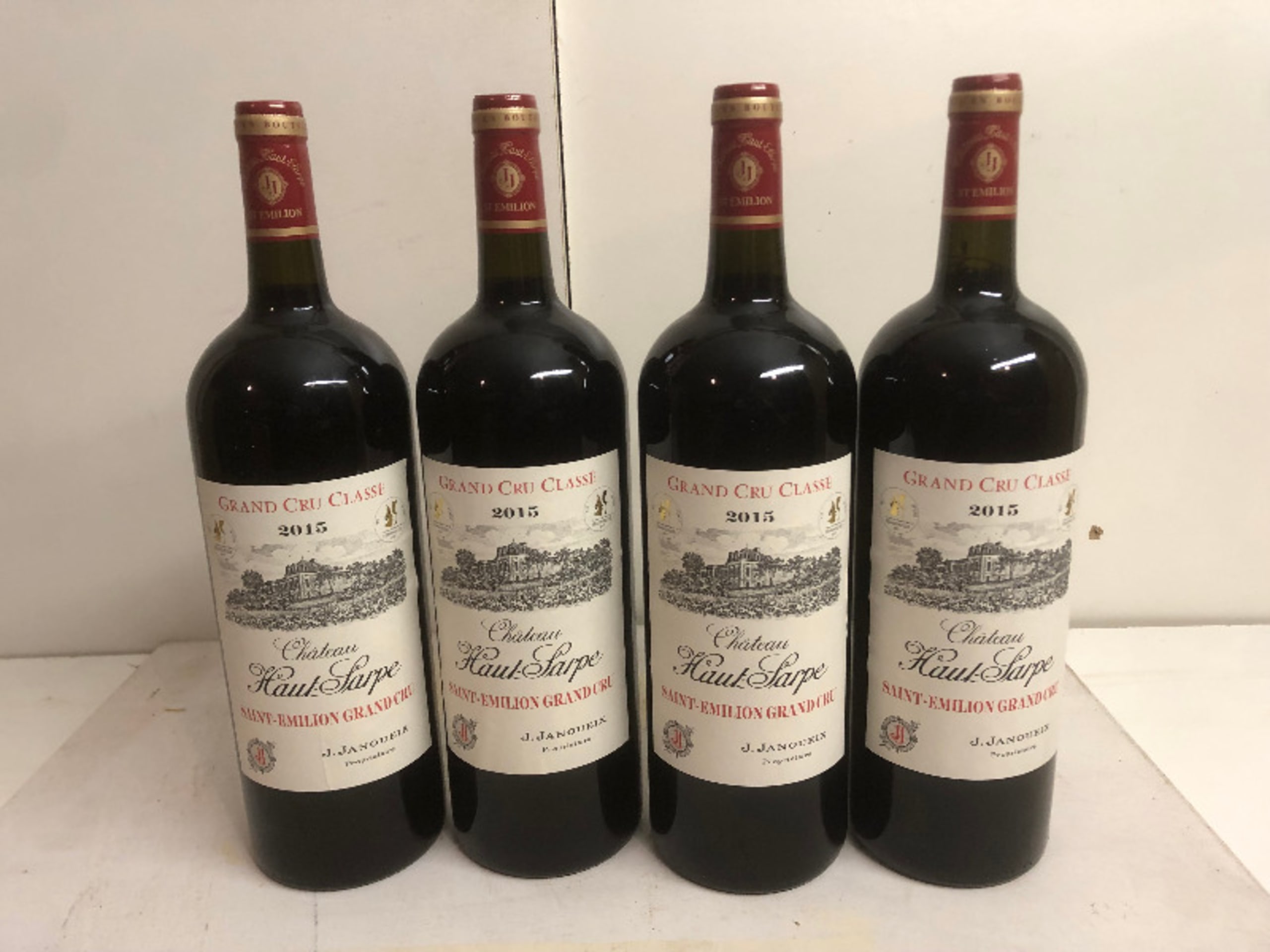 4 x Château Haut Sarpe, Saint-Émilion Grand Cru, 2015 (Magnum)
