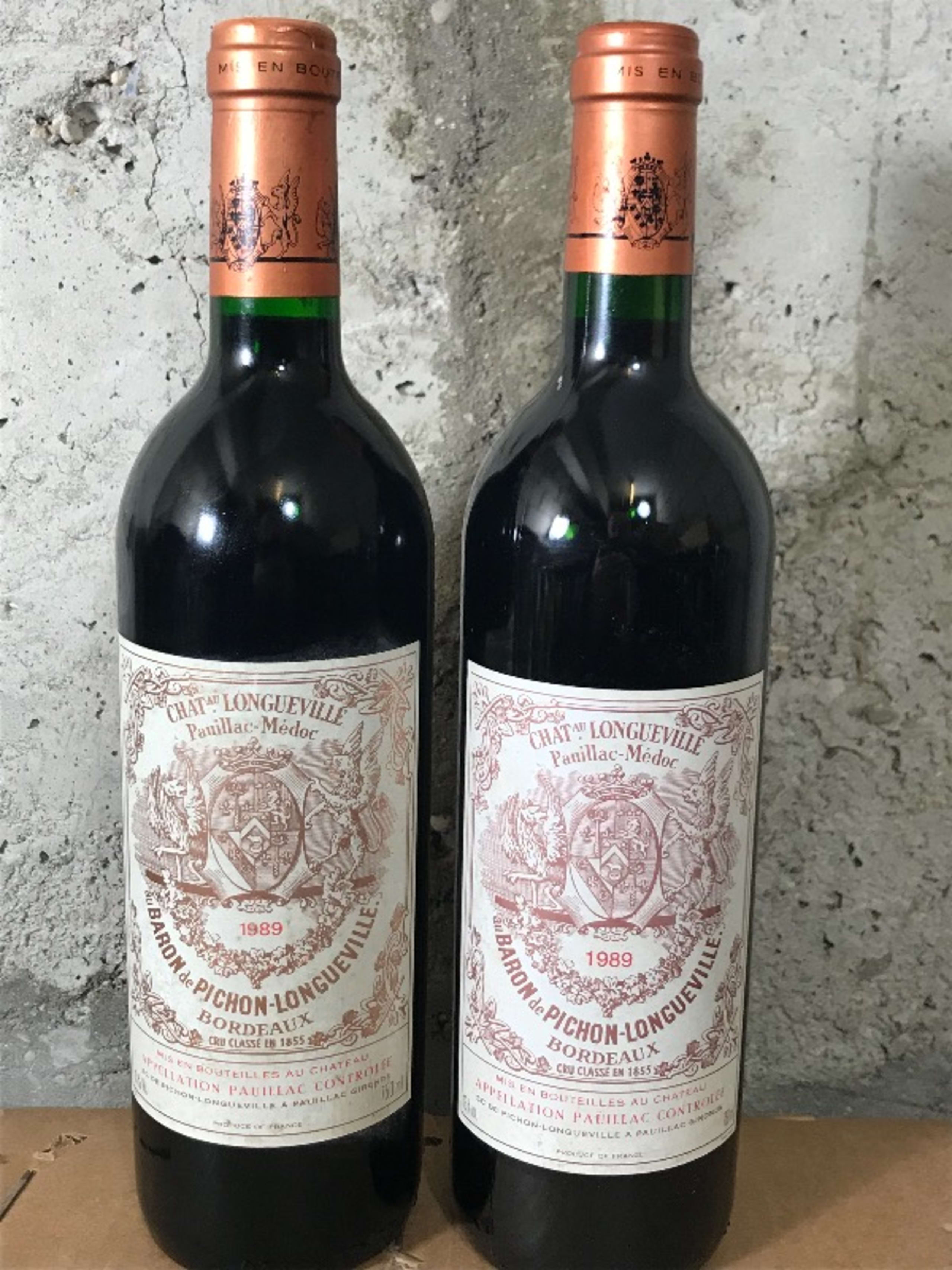 2 x Château PICHON BARON, Pauillac, 1989