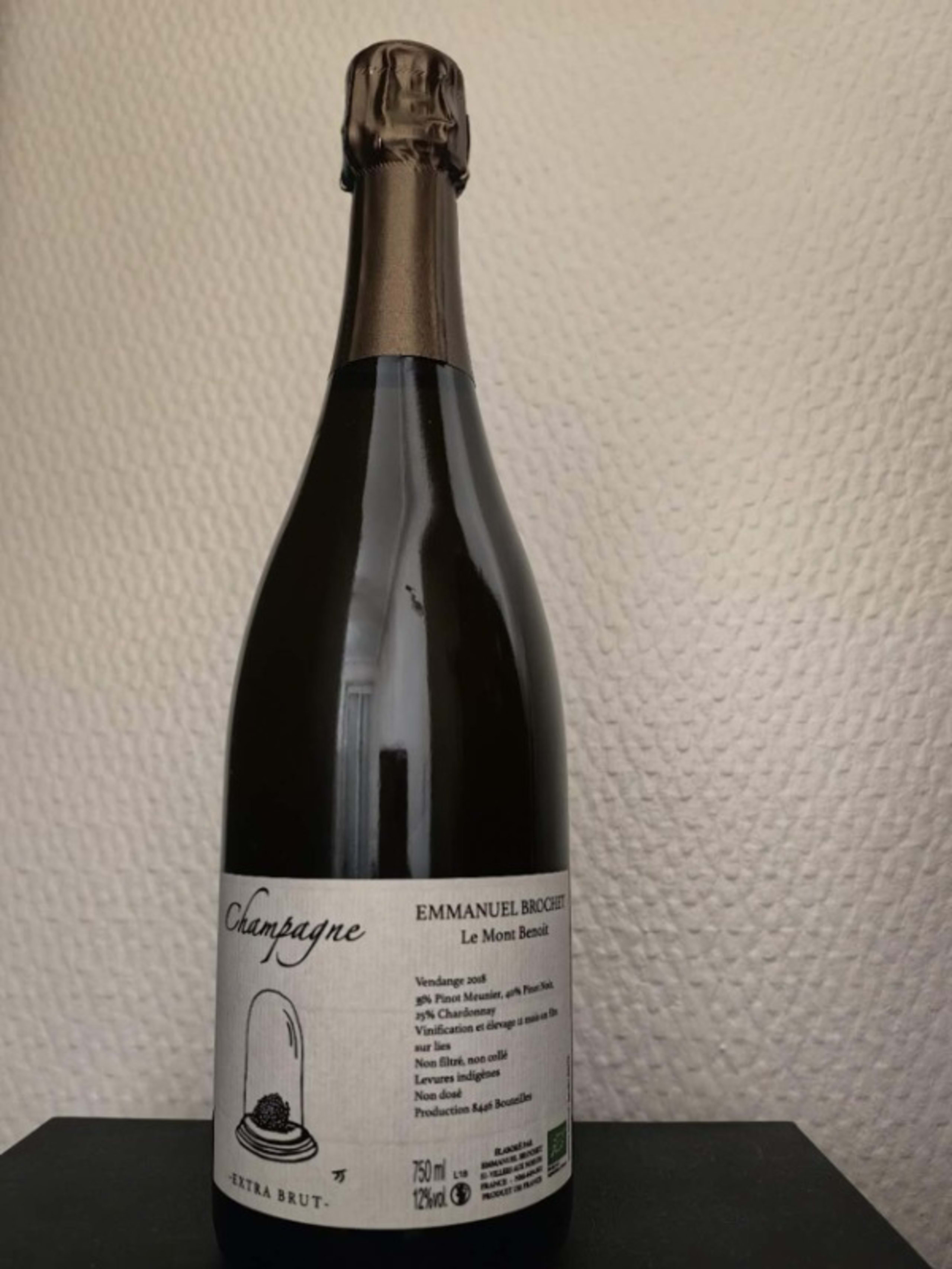 Extrat Brut Le Mont Benoit, Emmanuel Brochet, Champagne