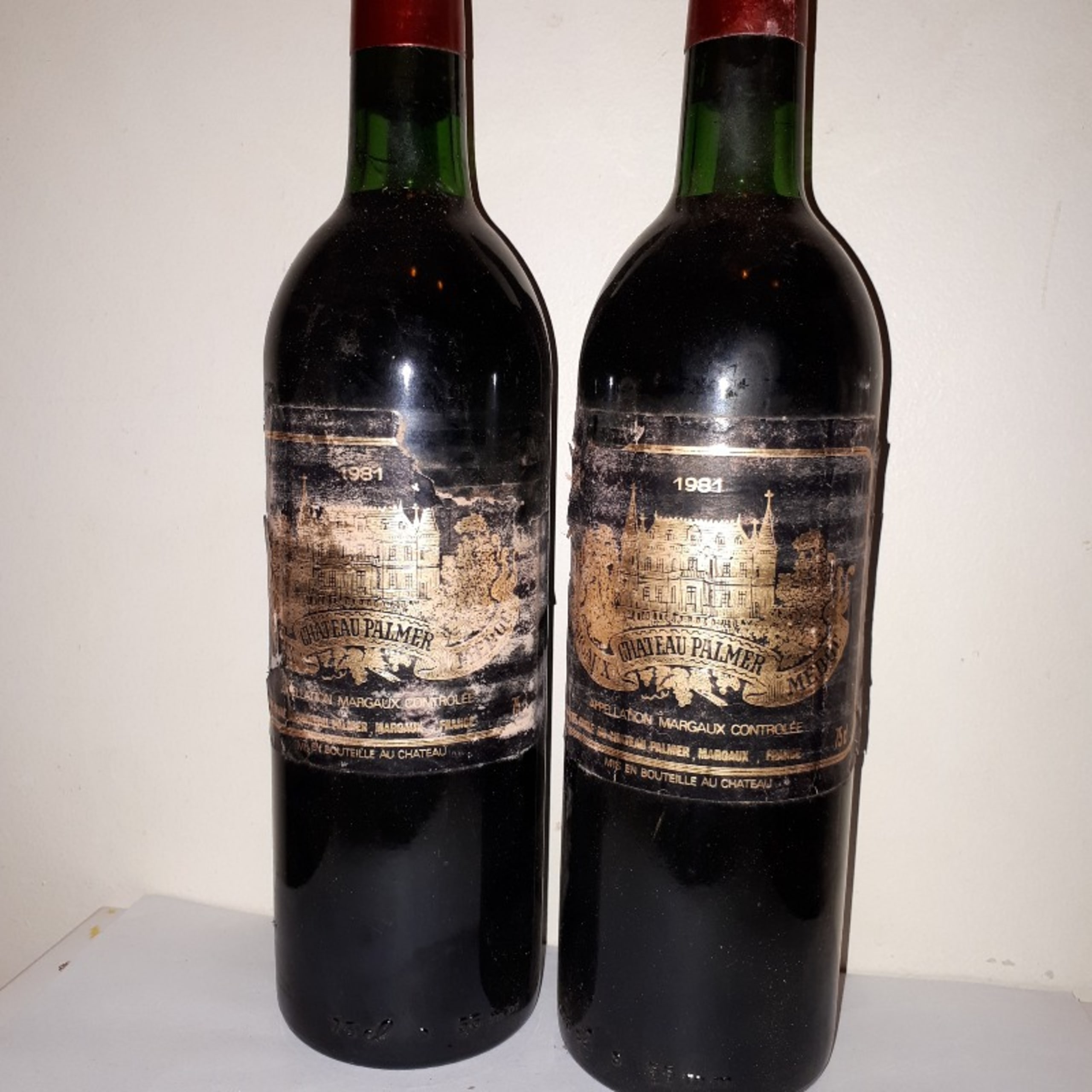 2 x Château Palmer, Margaux, 1981
