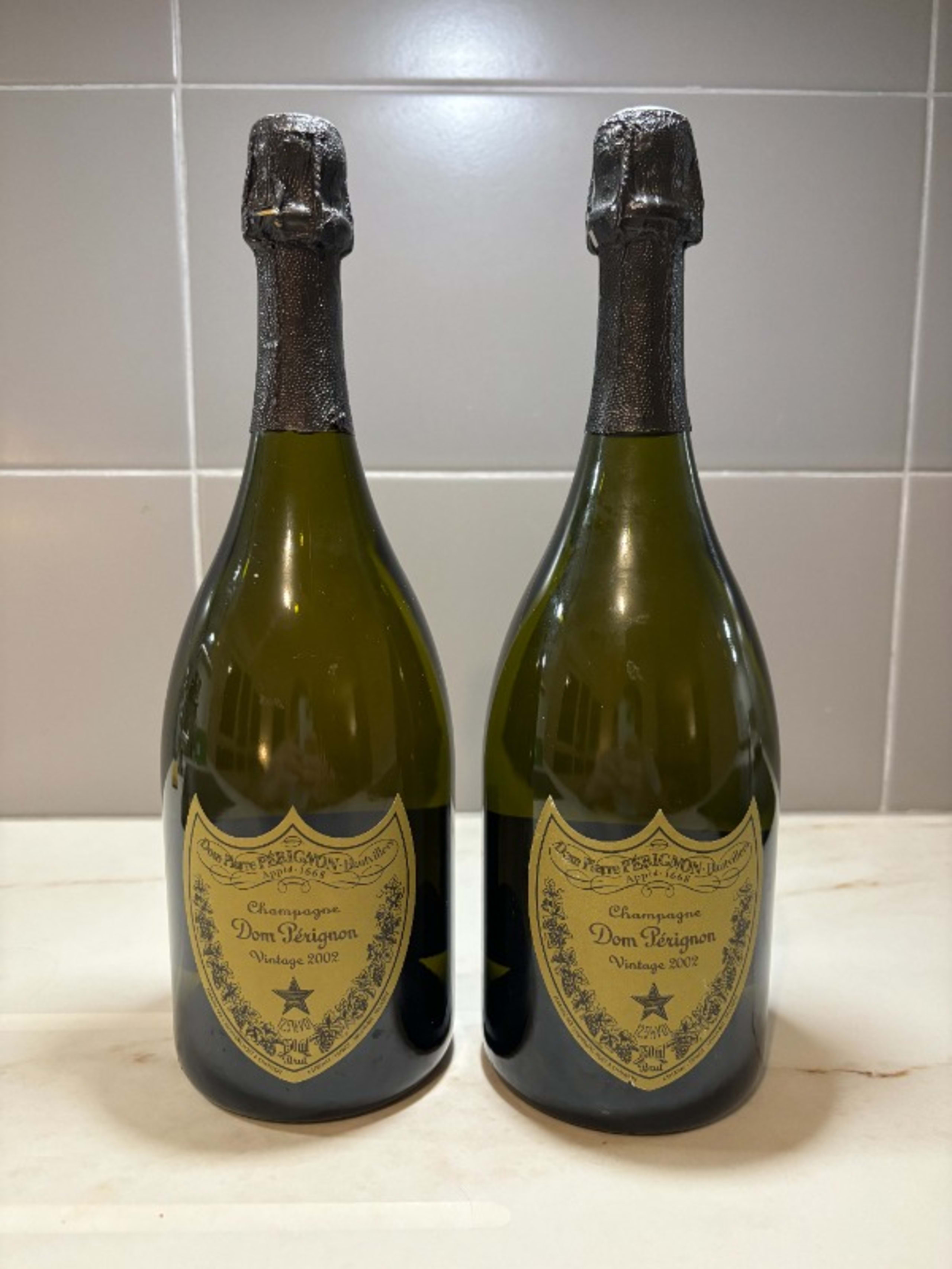 2 x Dom Pérignon Vintage, Moët & Chandon, Champagne, 2002