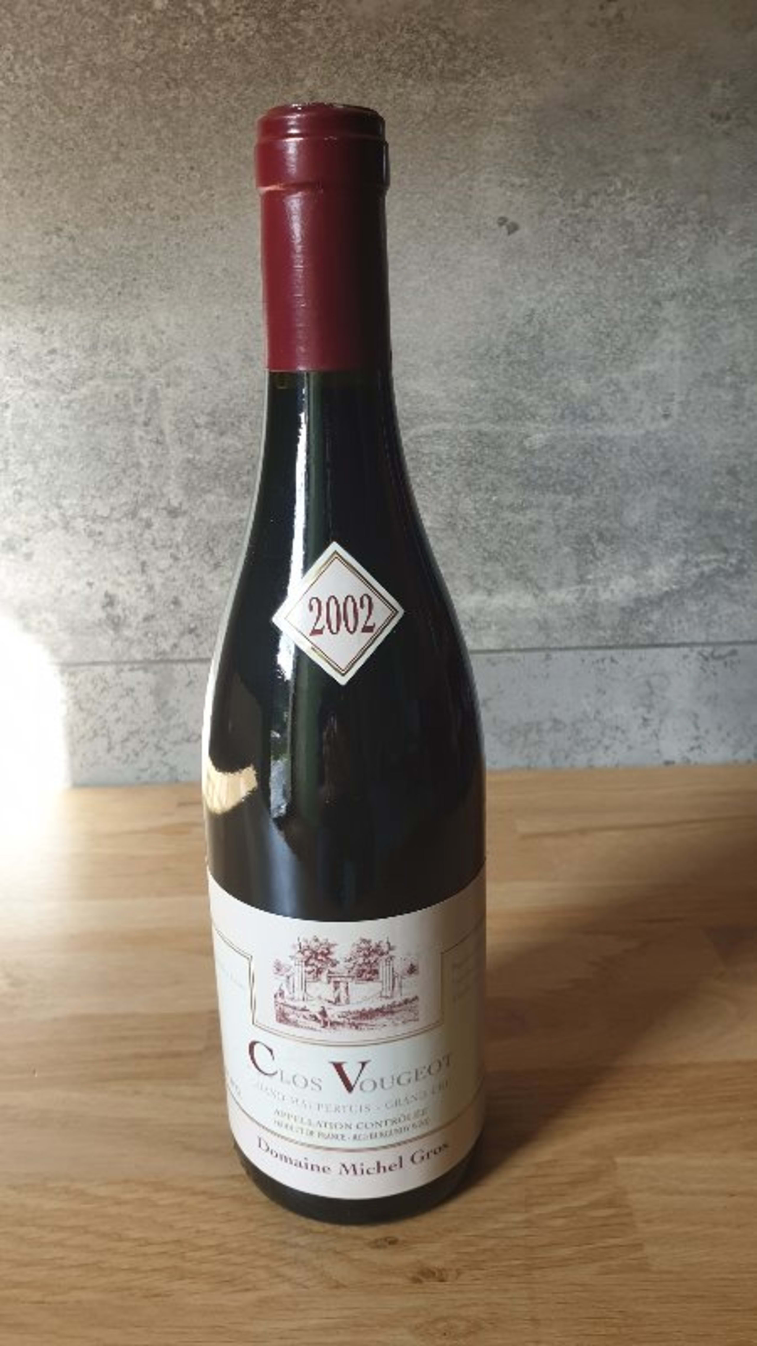 Clos de Vougeot, Grand Maupertuis Grand Cru, Domaine Michel Gros, 2002