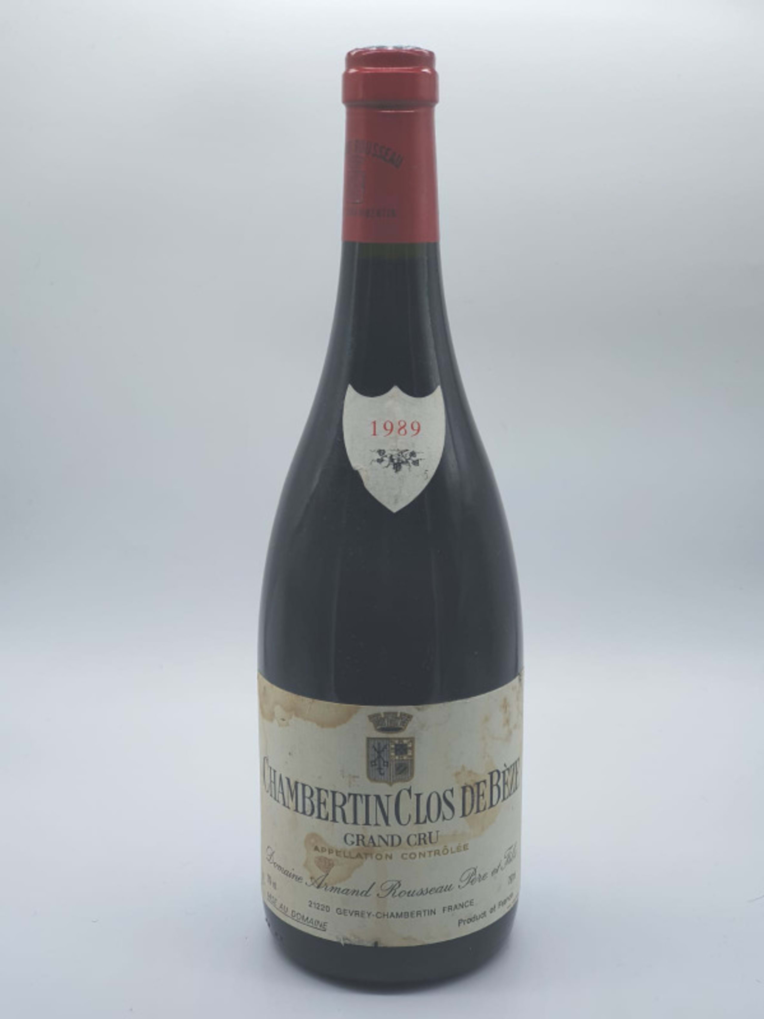 Chambertin, Grand Cru clos de Bèze, Domaine Armand Rousseau, 1989