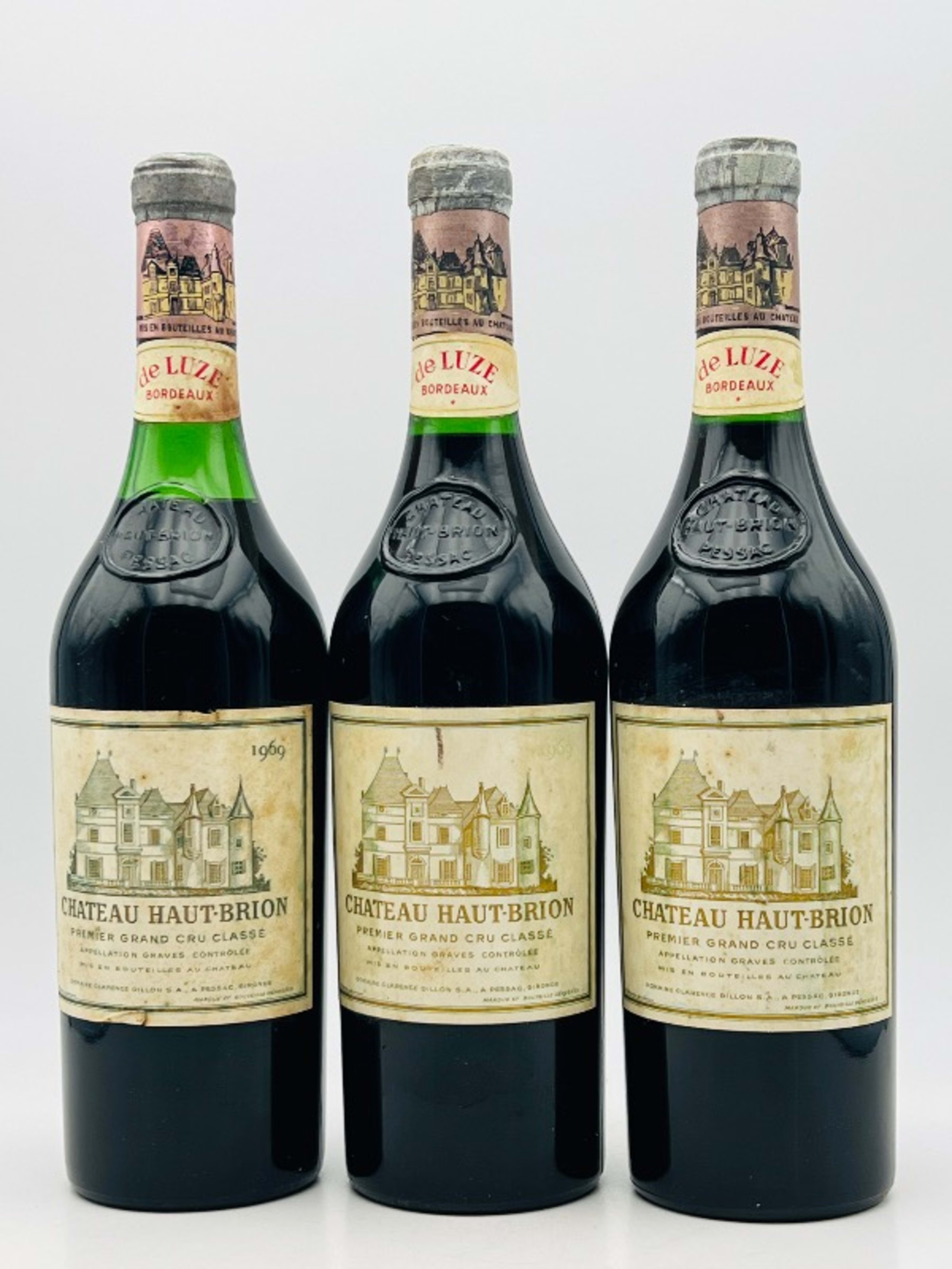 3 x Château Haut-Brion, Graves, 1969