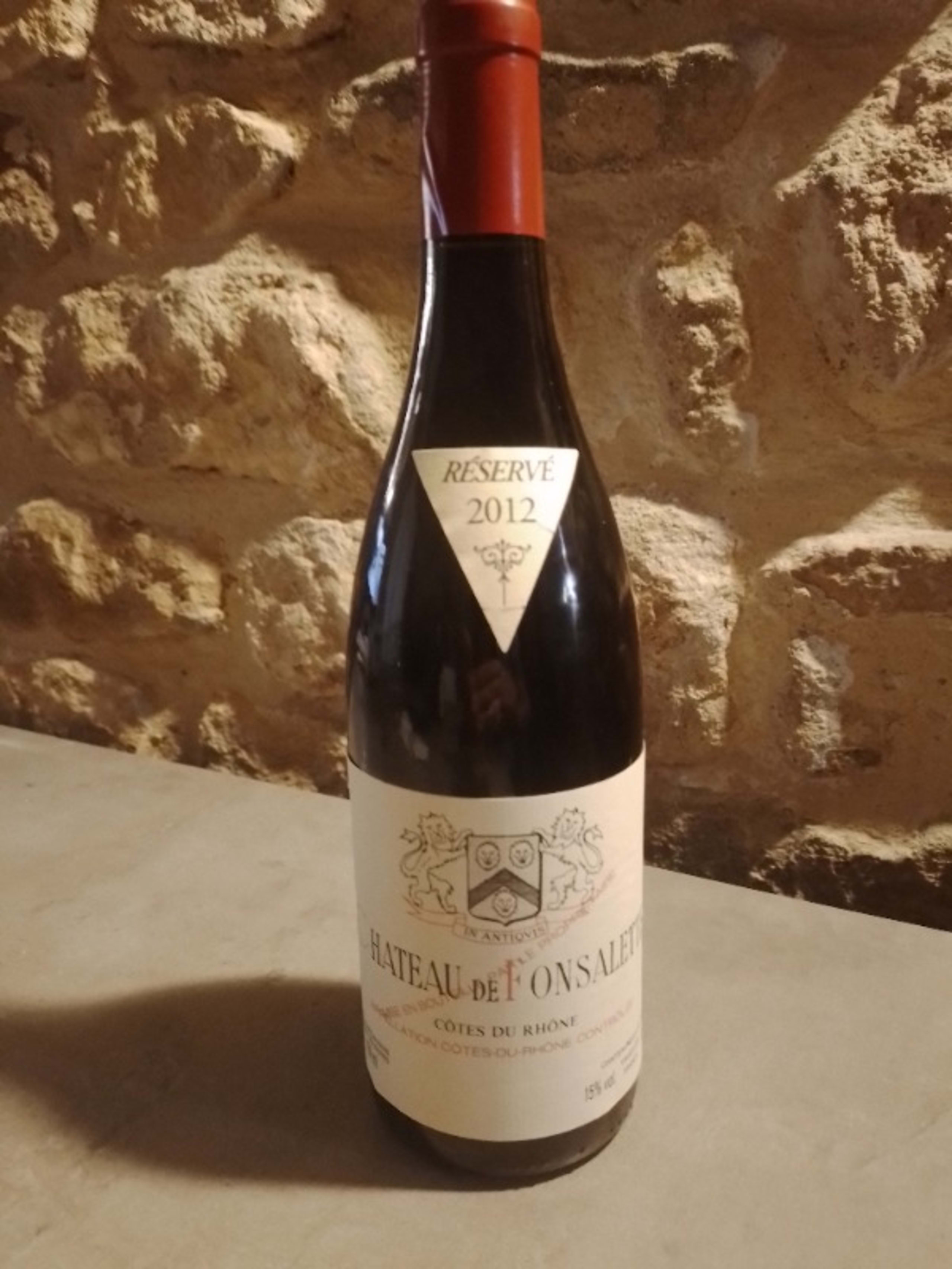 Côtes-du-Rhône, Château de Fonsalette, 2012