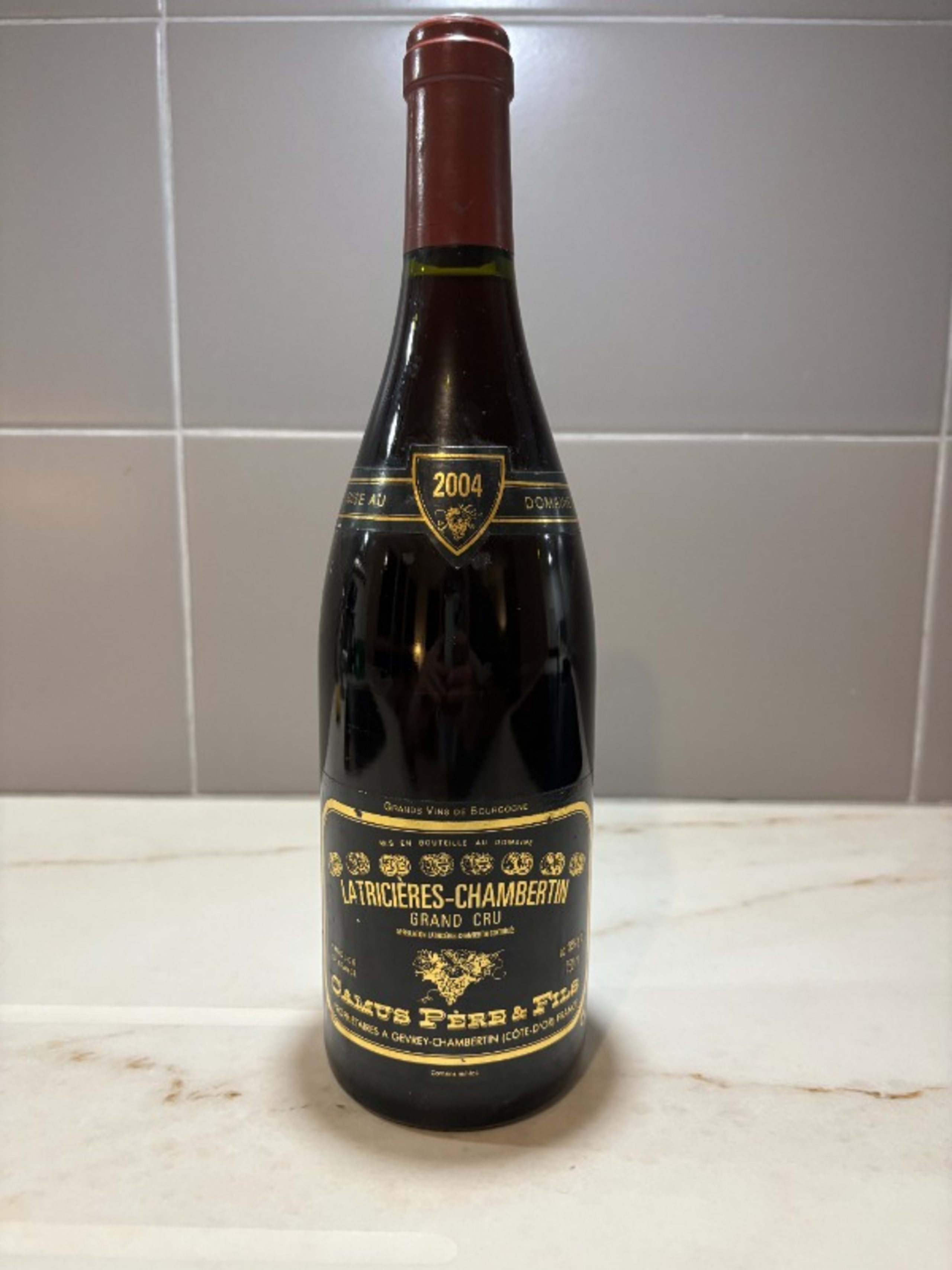 Latricières-Chambertin, Grand Cru, Camus Père et Fils, 2004