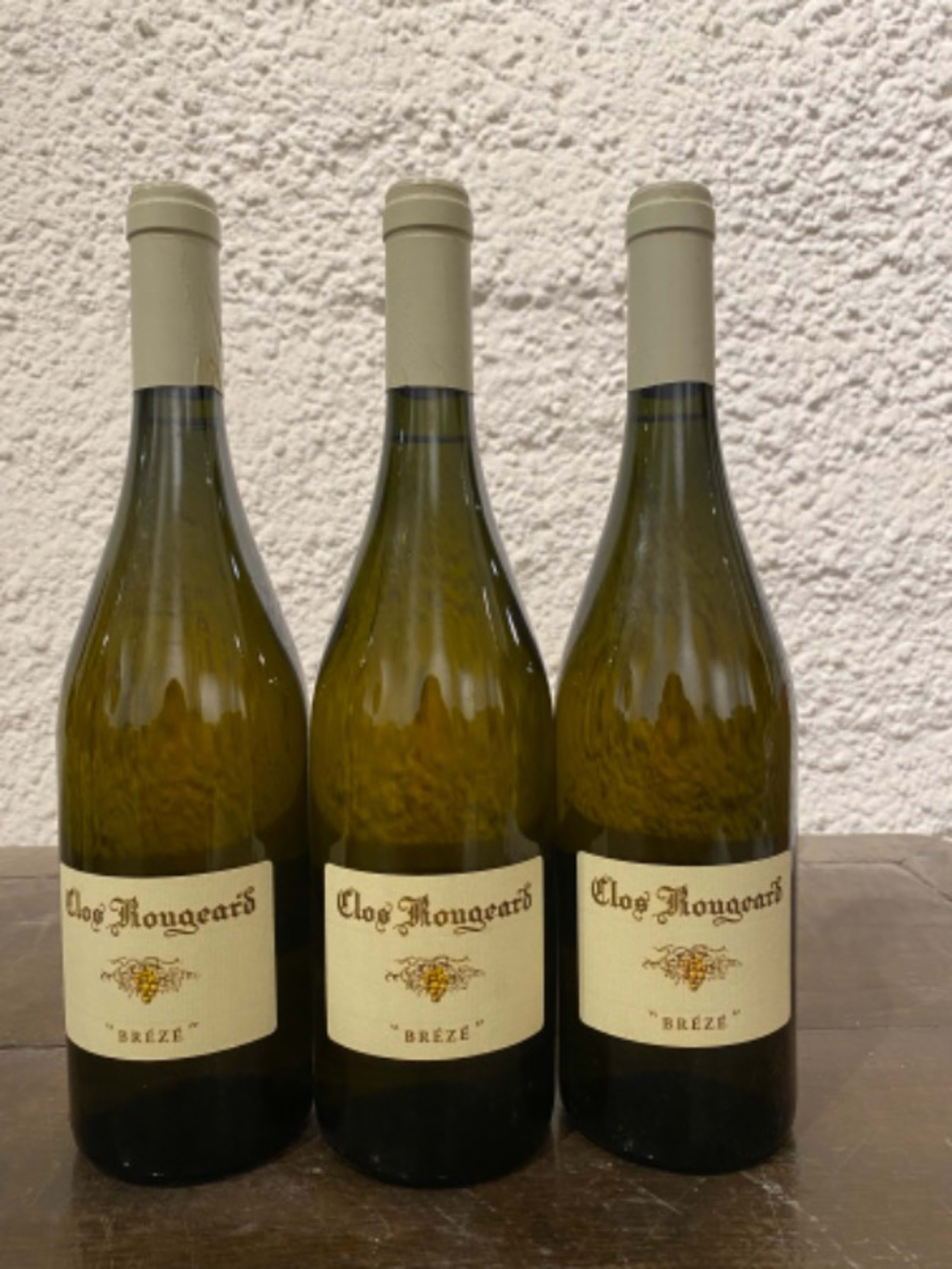 3 x Brezé, Saumur Blanc, Clos Rougeard, 1999