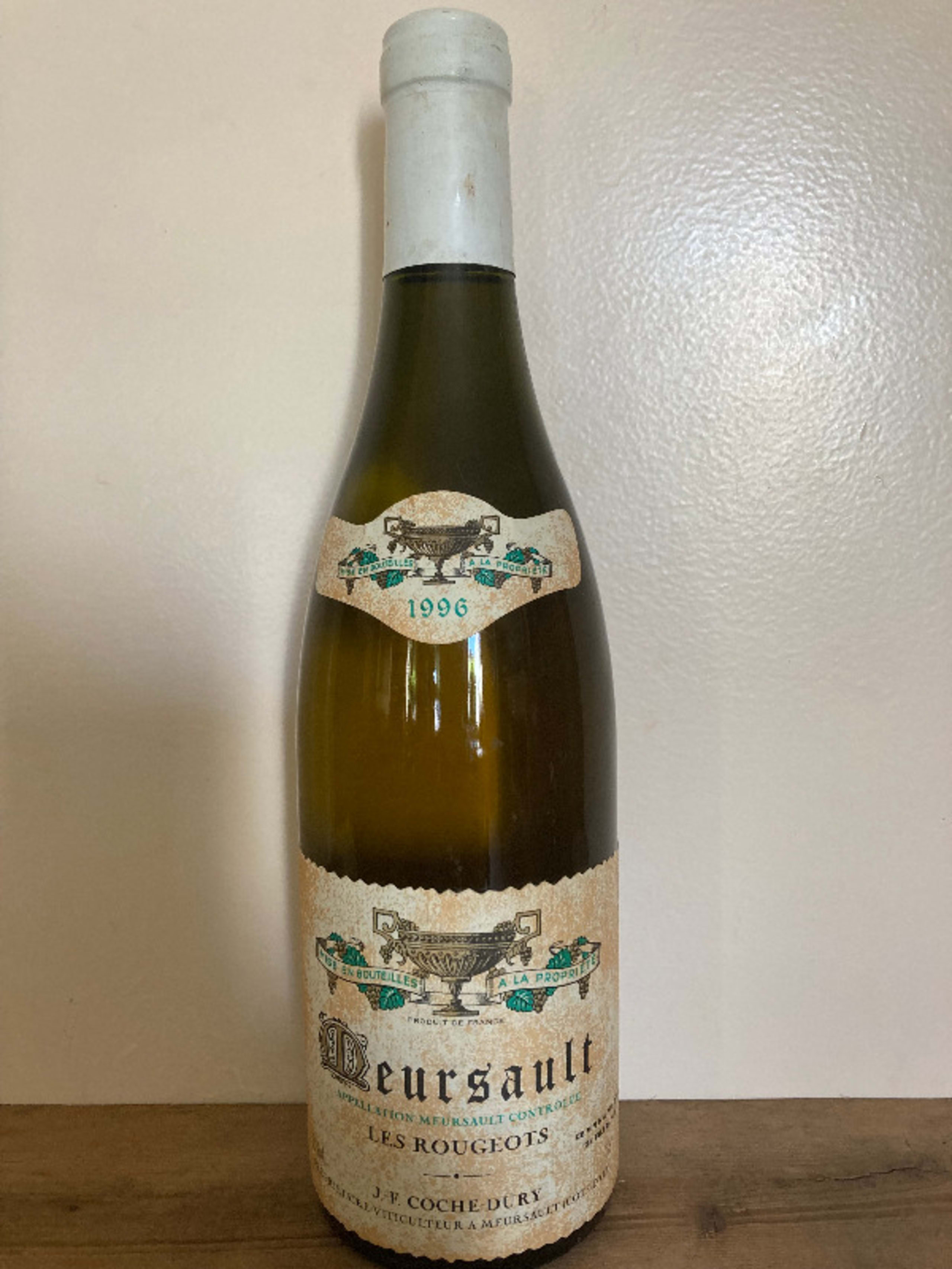 Meursault, Les Rougeots, COCHE DURY, 1996