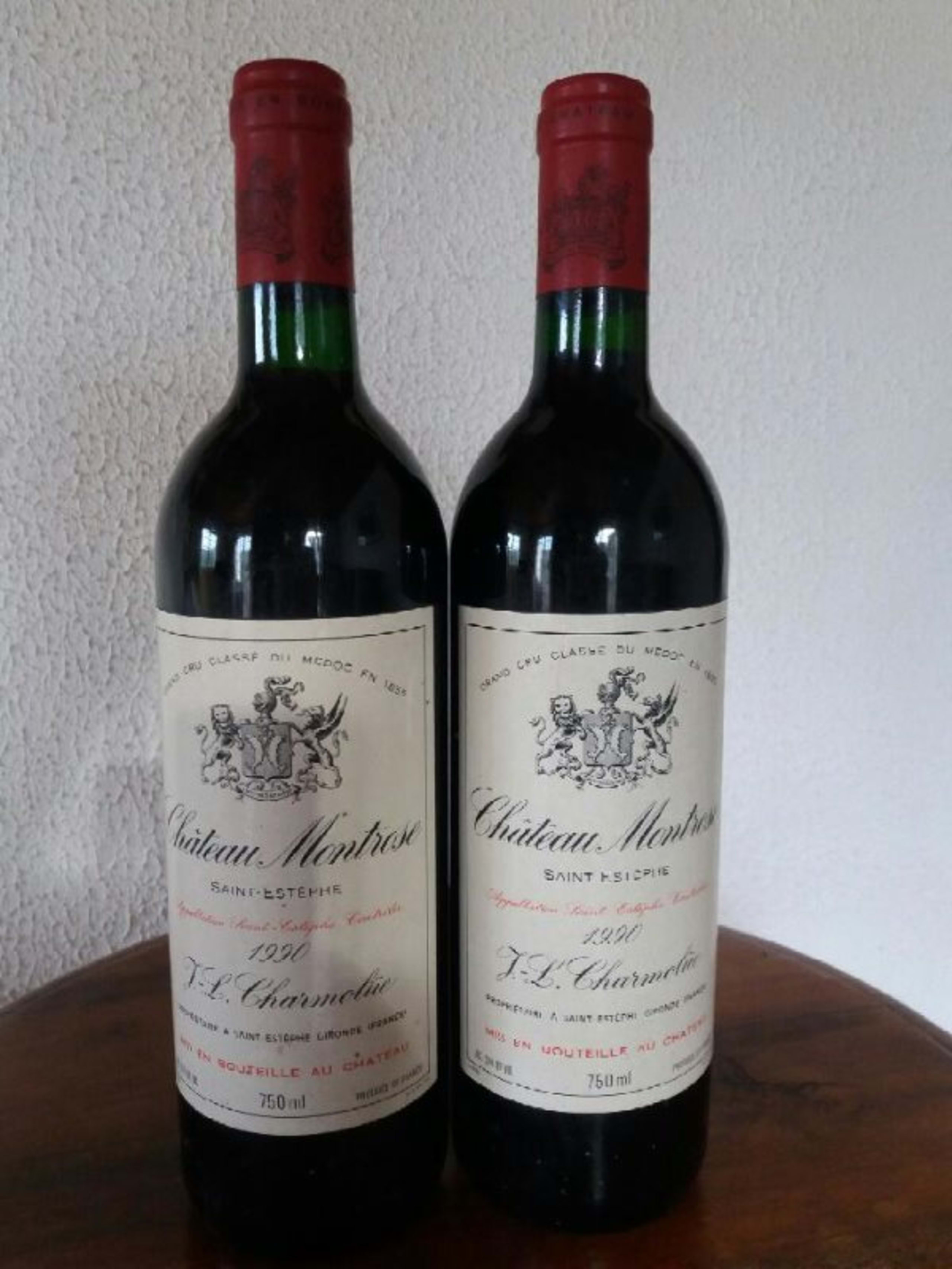 2 x Château Montrose, Saint-Estèphe, 1990