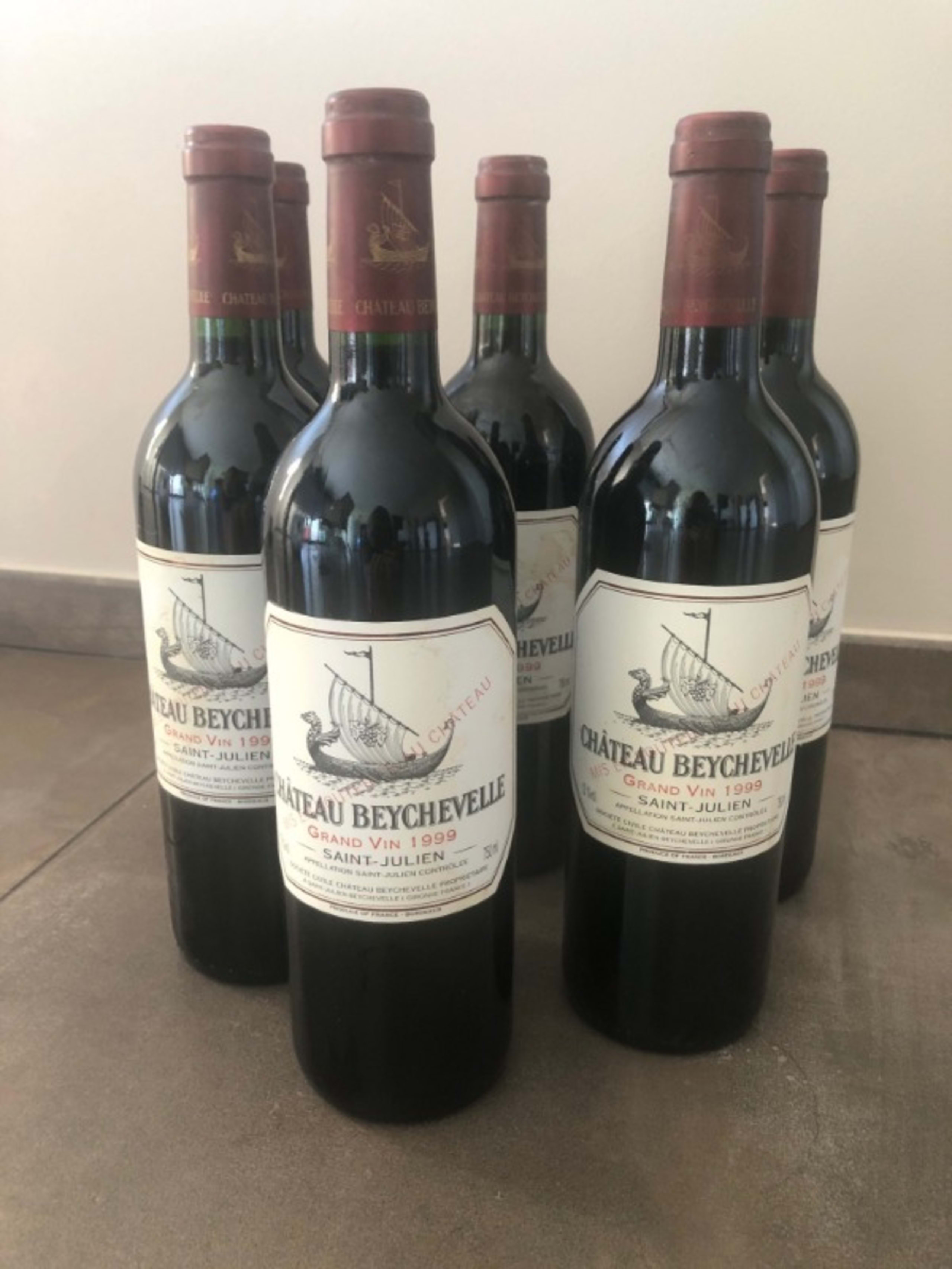 6 x Château Beychevelle, Saint-Julien, 1999