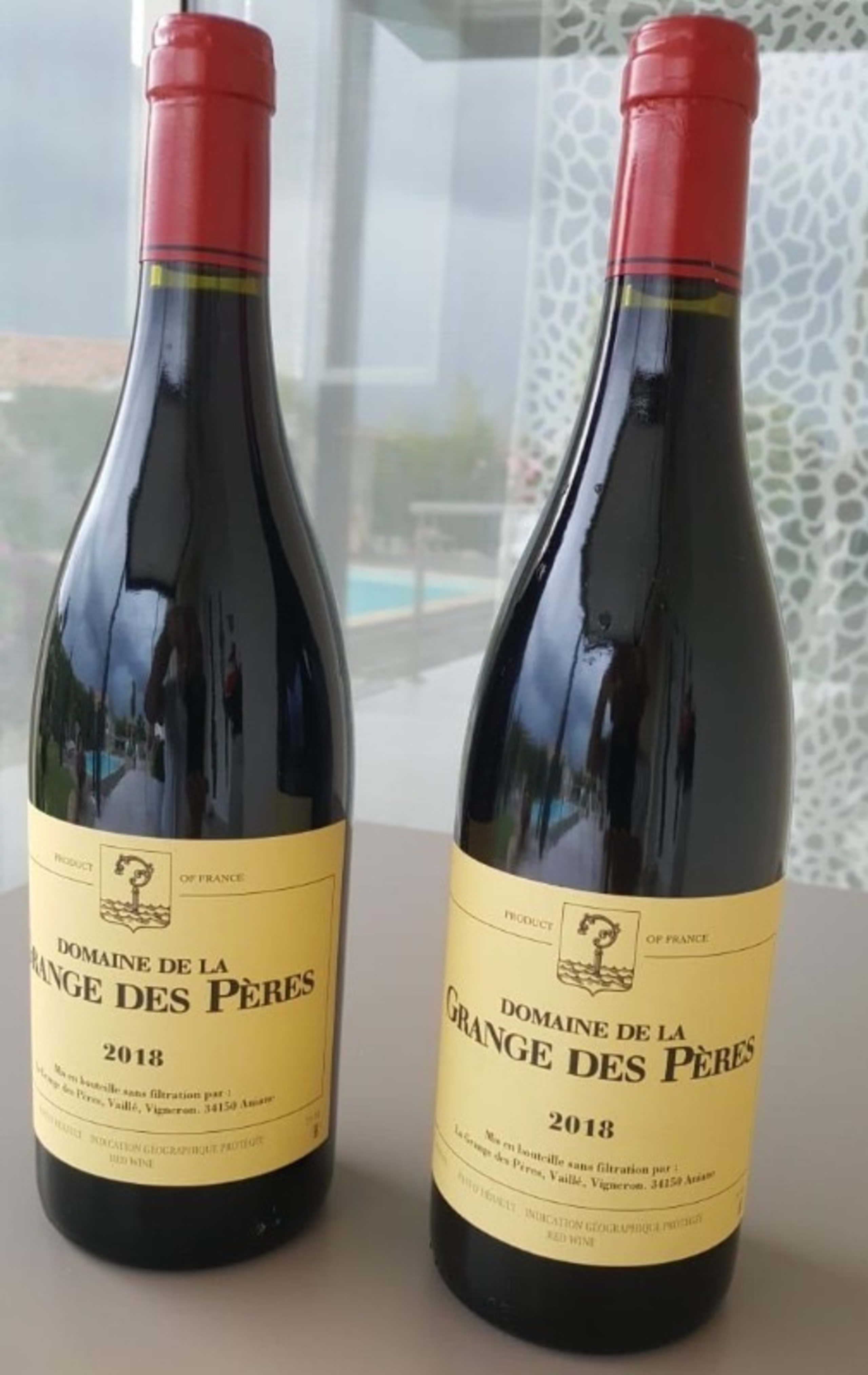 2 x Domaine de la Grange des Pères, Vin de Pays de l'Hérault, 2018