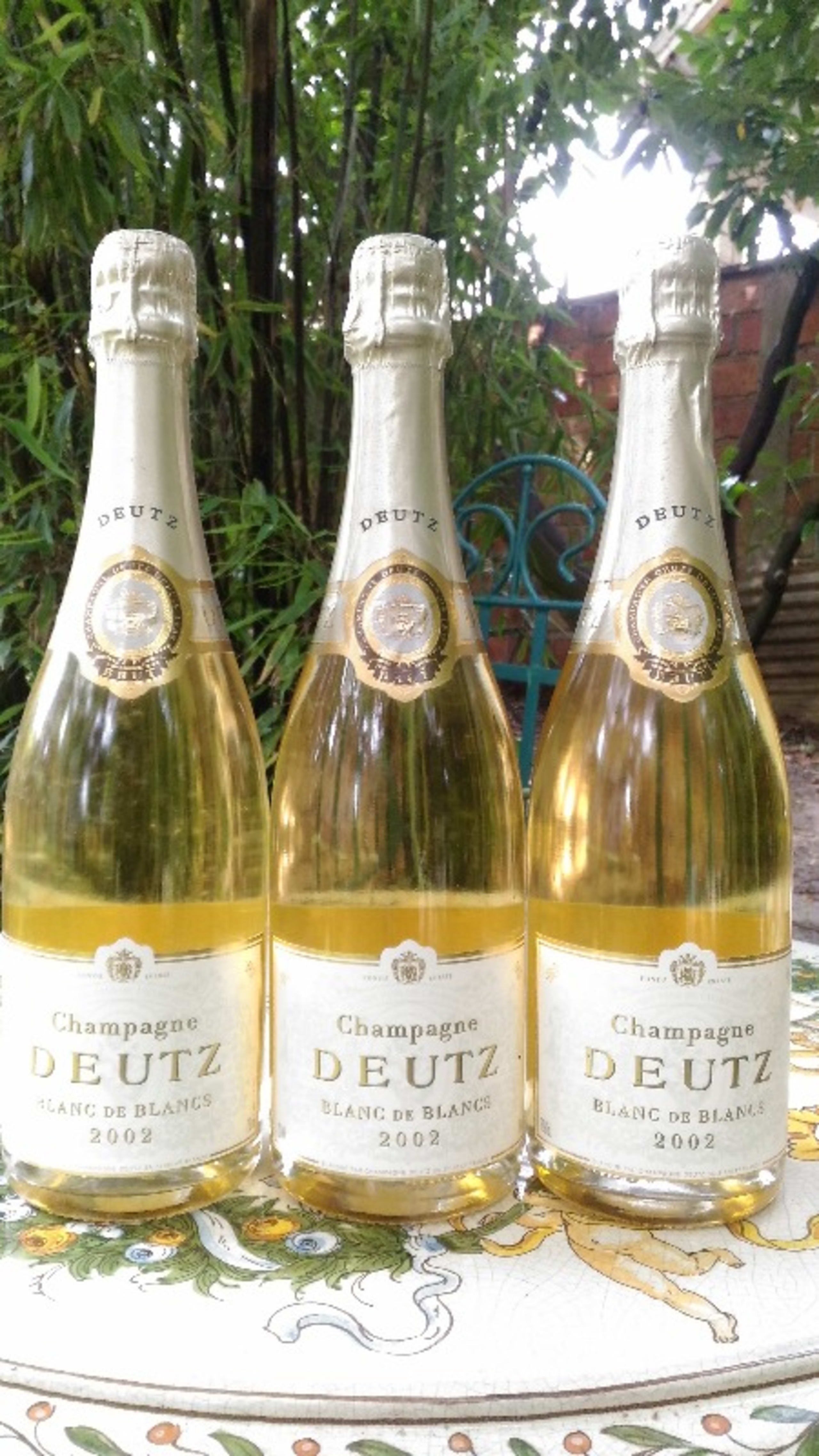3 x Blanc de Blancs, DEUTZ, Champagne, 2002
