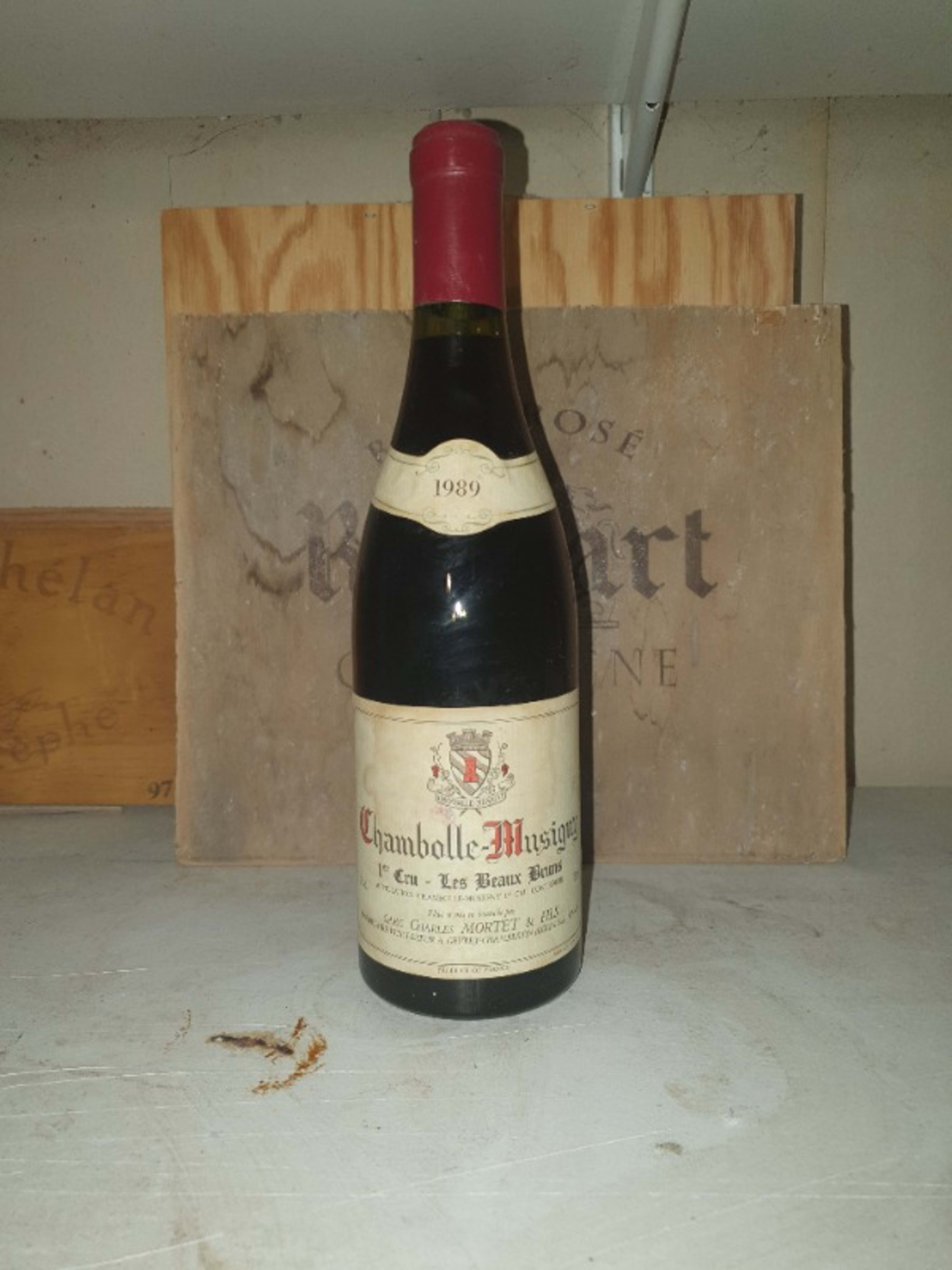 Chambolle-Musigny, 1er cru Les Beaux Bruns, Charles Mortet, 1989