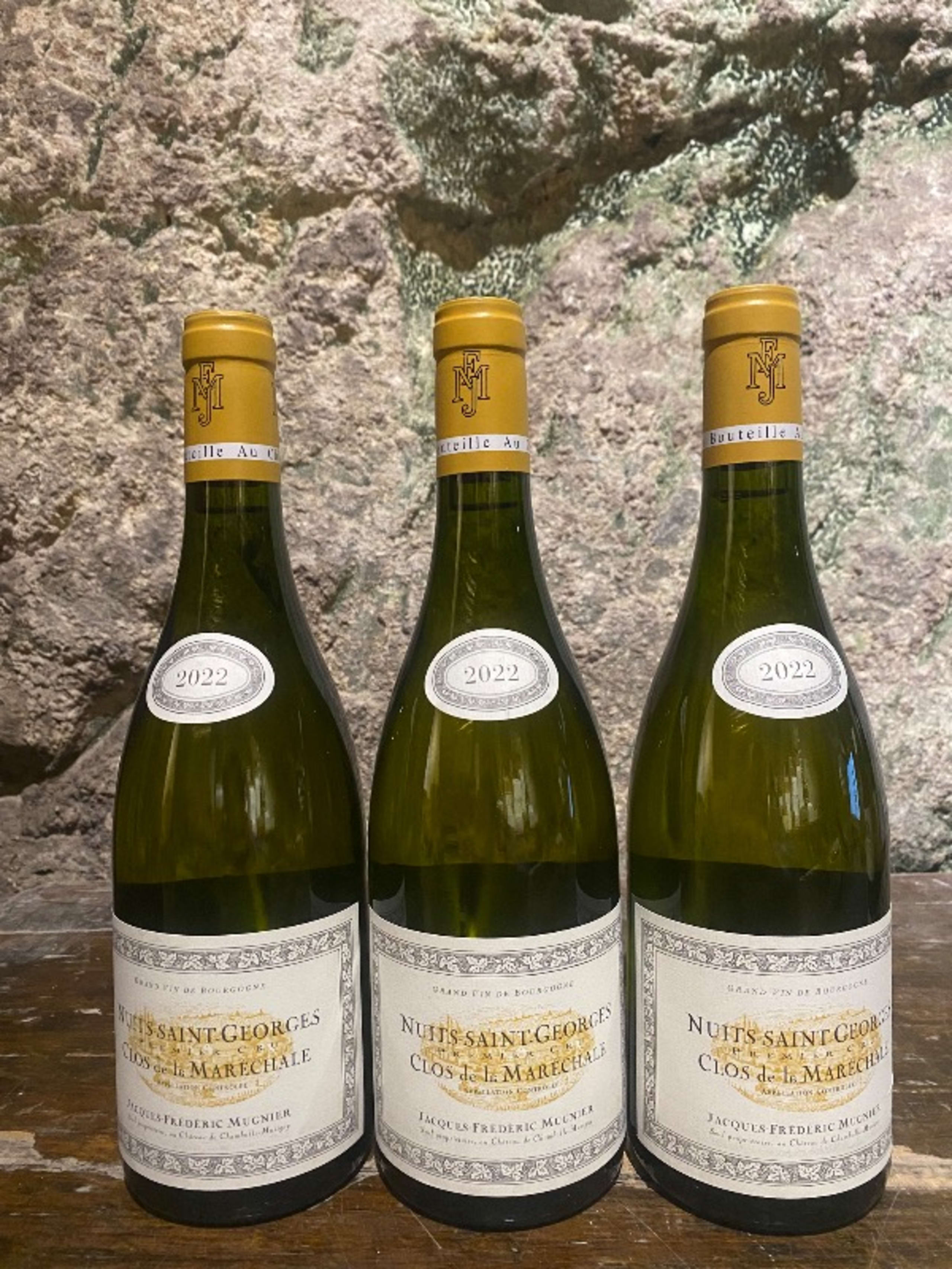 3 x Nuits-Saint-Georges, Clos de la Maréchale (Bc/Wh), Domaine Jacques Frédéric Mugnier, 2022