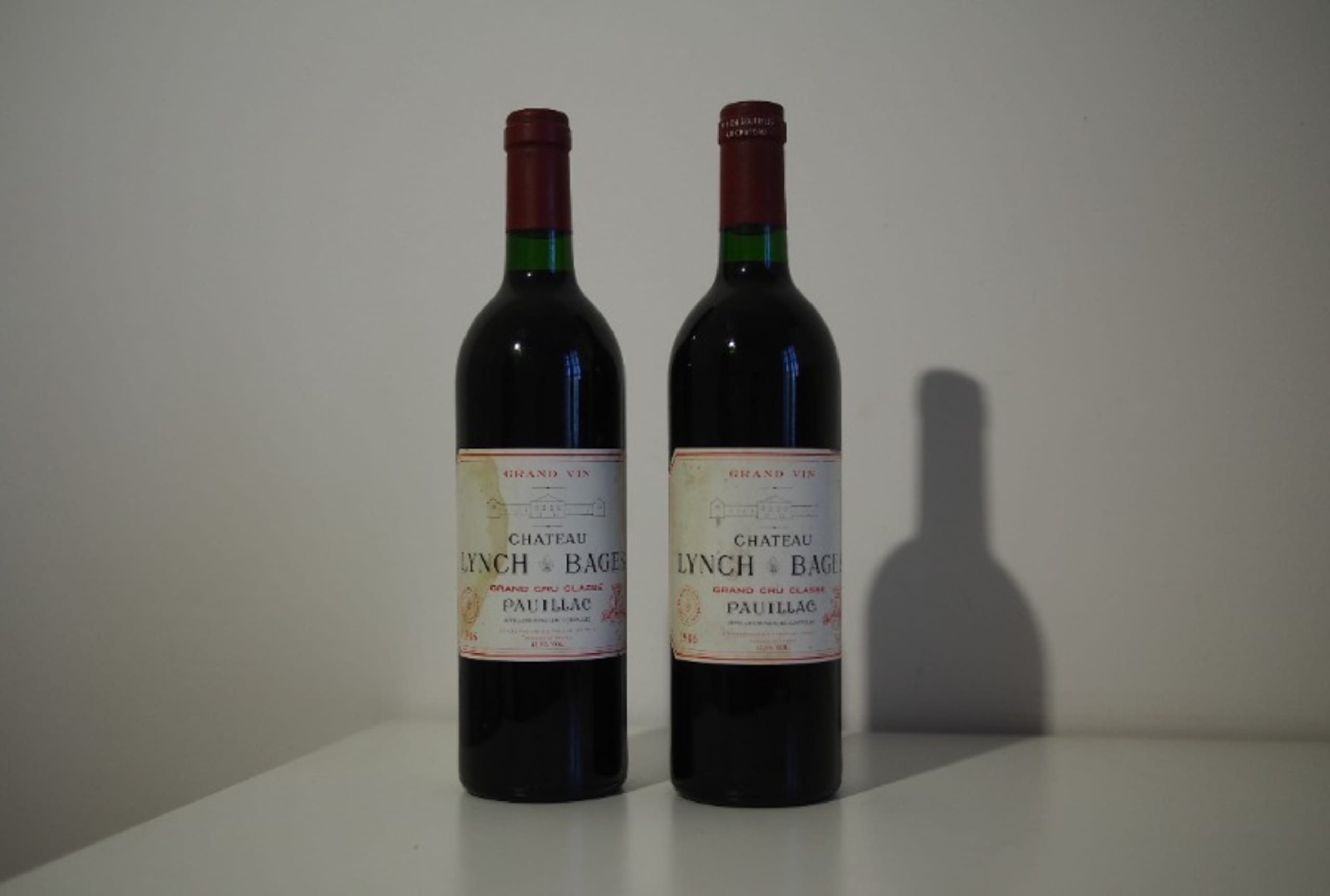 2 x château Lynch Bages, Pauillac, 1986
