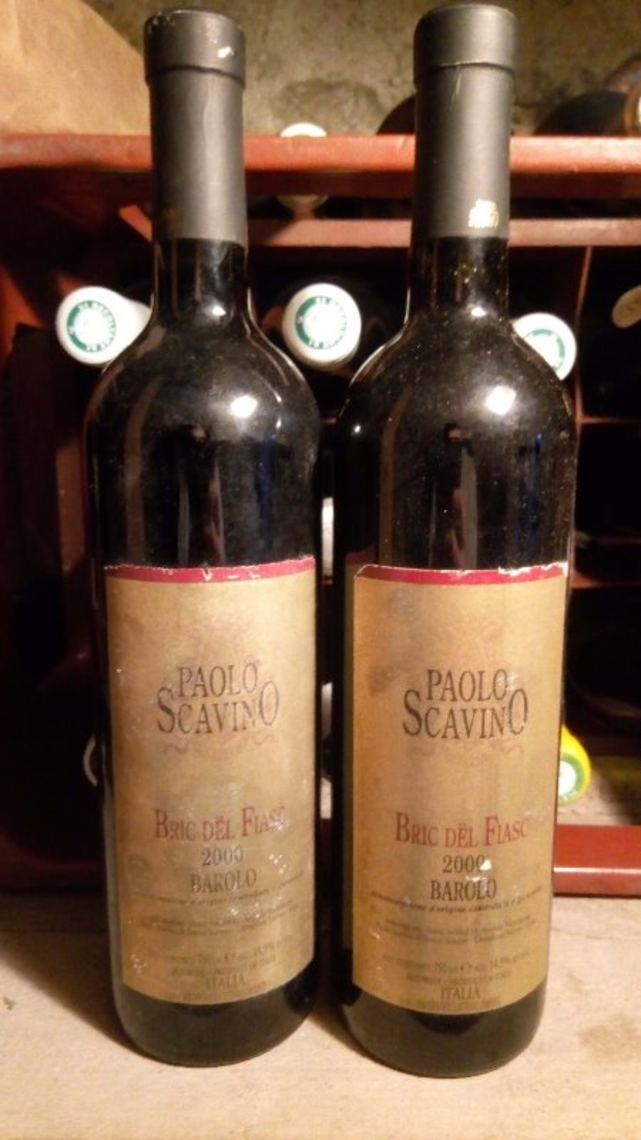 2 x Bric del Fiasc, Paolo Scavino, Barolo, 2000