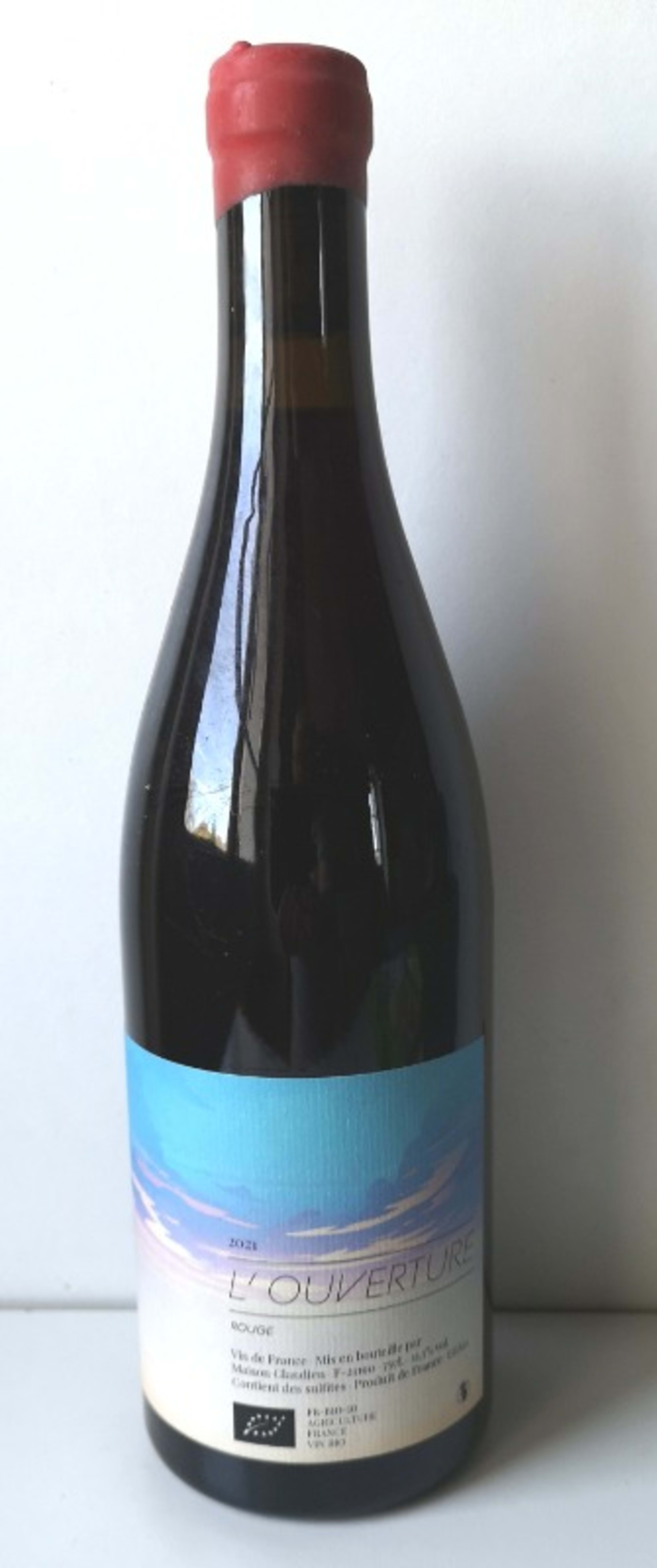 L'Ouverture, Glandien Tino Kuban, Vin de France, 2021