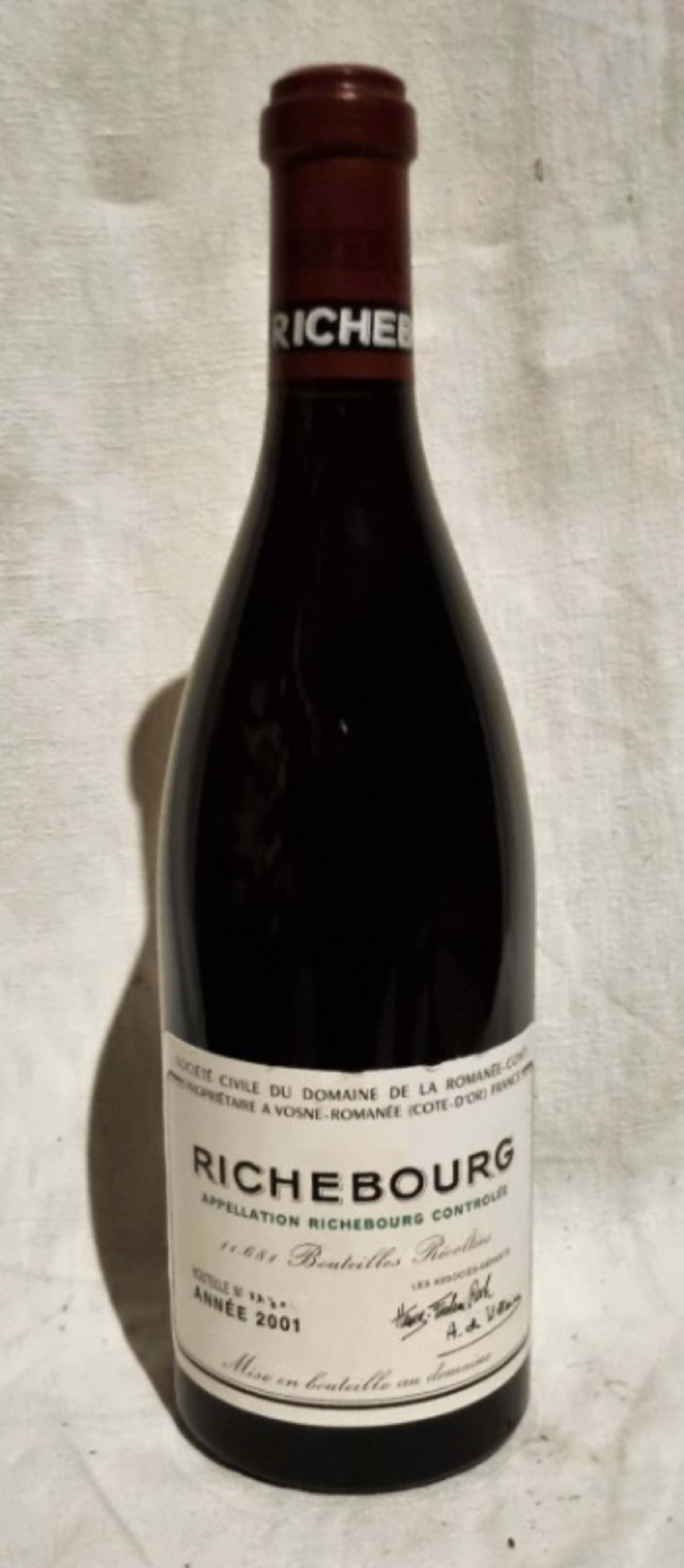 Richebourg, domaine de la Romanée Conti, 2001