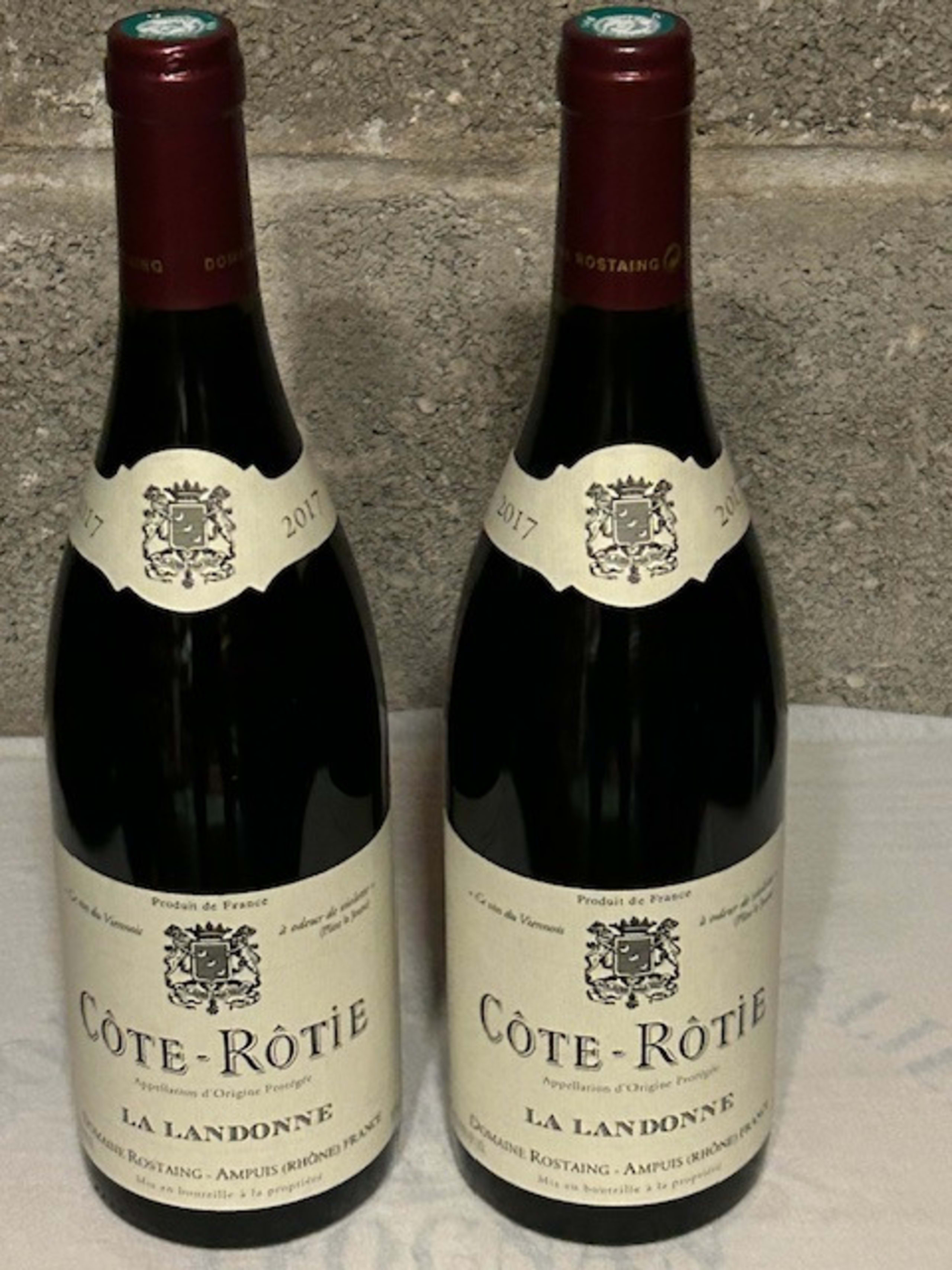 2 x Côte-Rôtie, La Landonne, domaine Rostaing, 2017