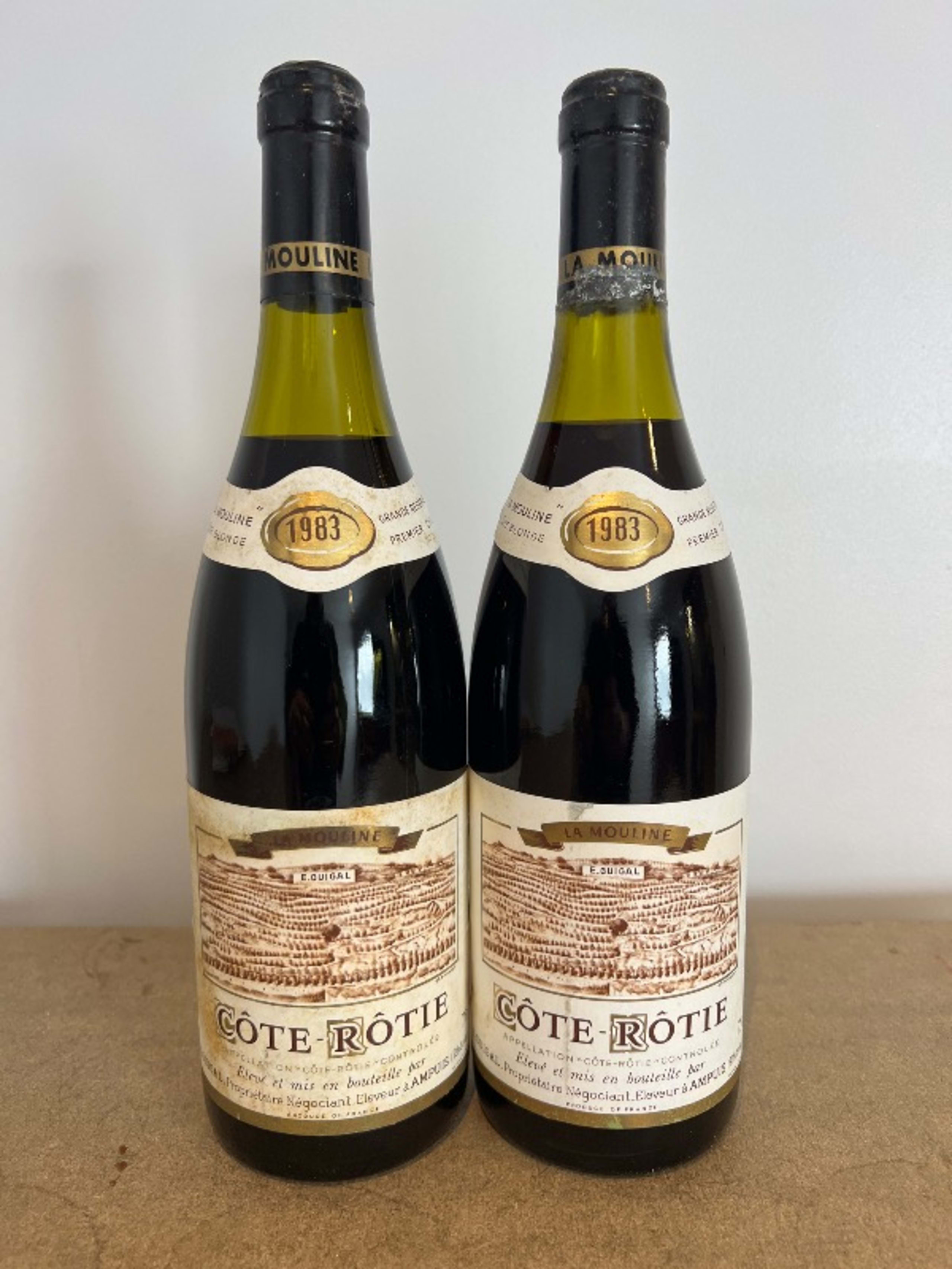 2 x Côte-Rôtie, La Mouline, Domaine Guigal, 1983