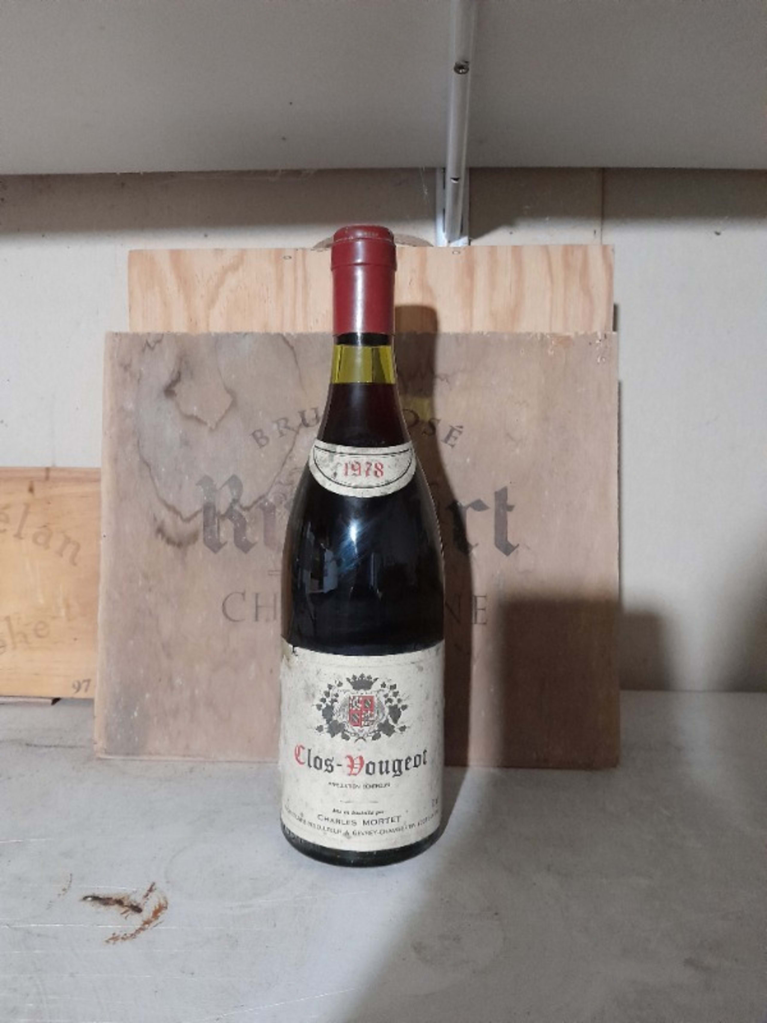 Clos de Vougeot, Domaine Charles Mortet, 1978