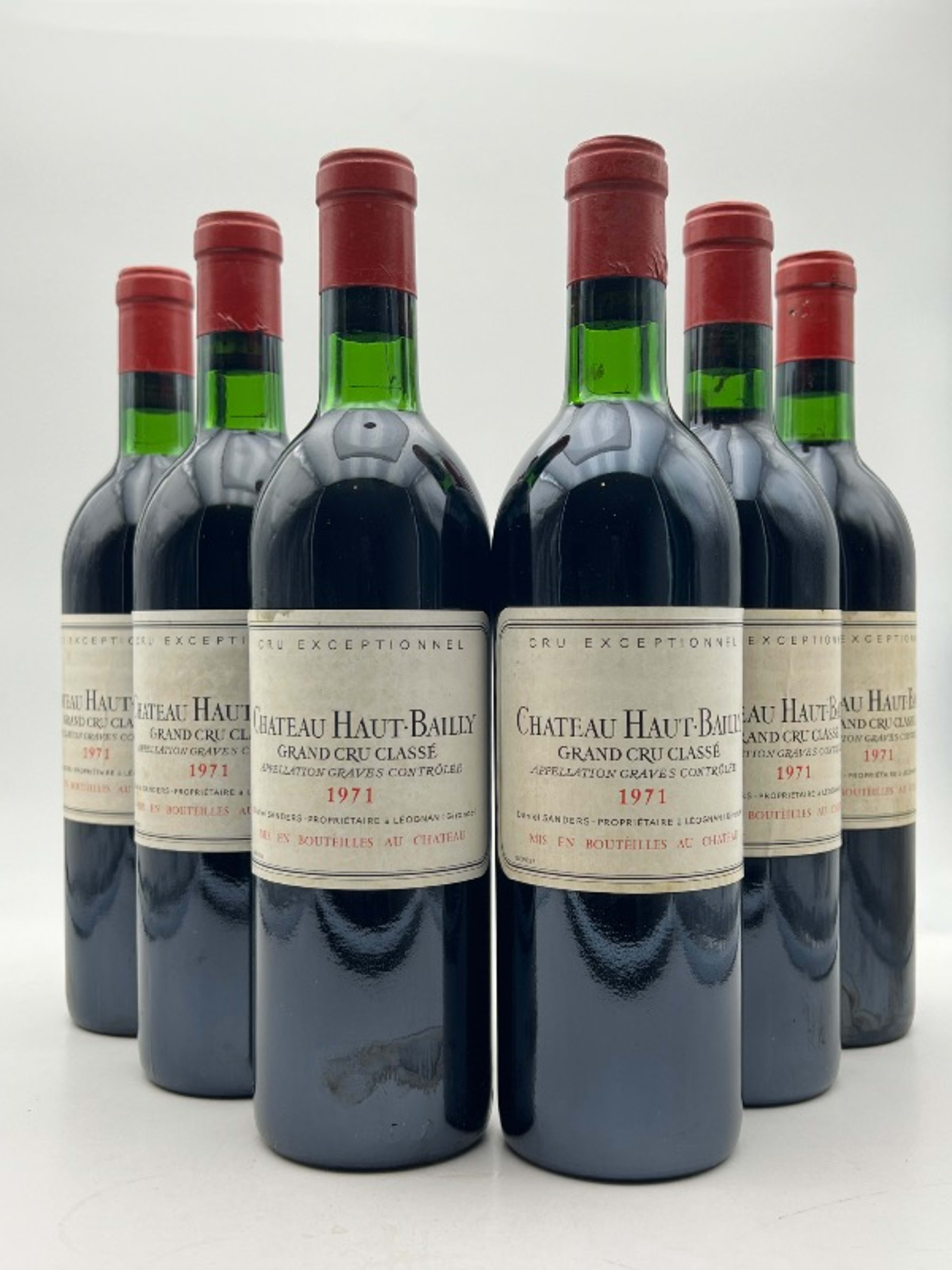 6 x Château Haut-Bailly, Graves, 1971